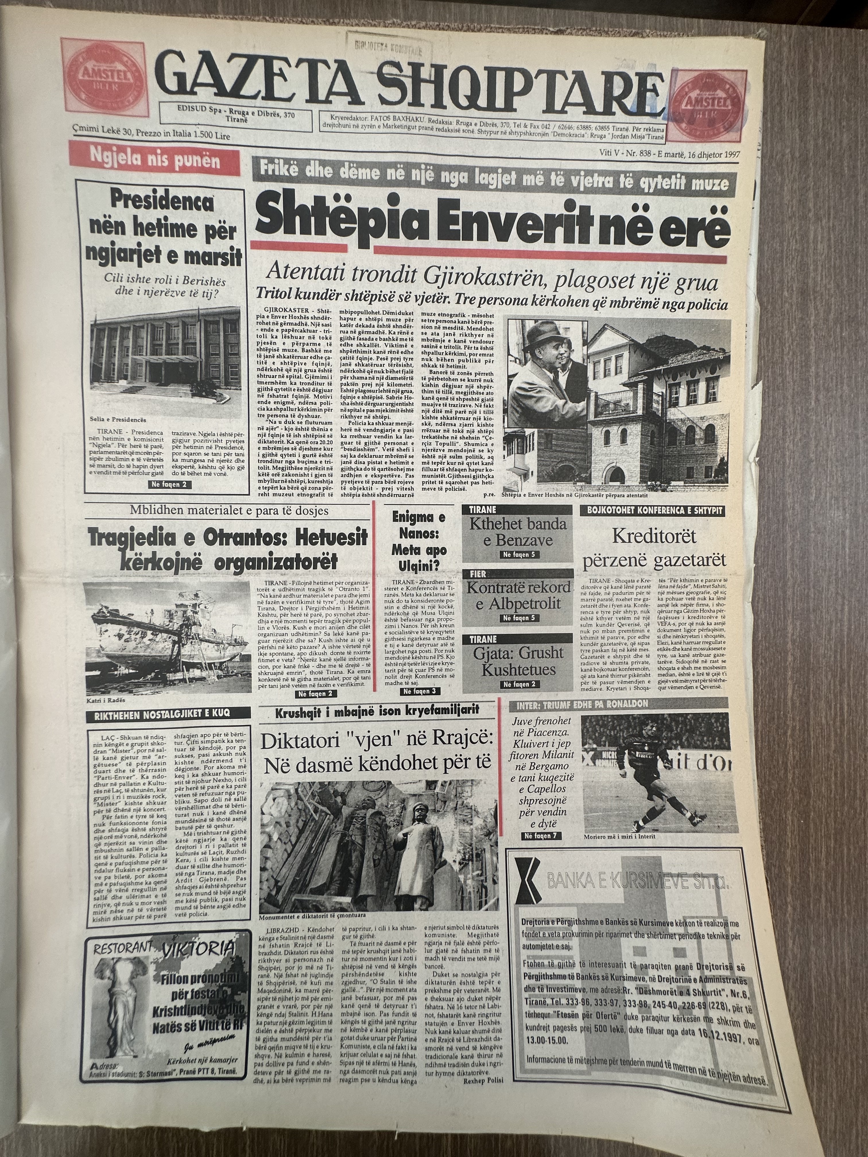 Gazeta Shqiptare 1997-12-16