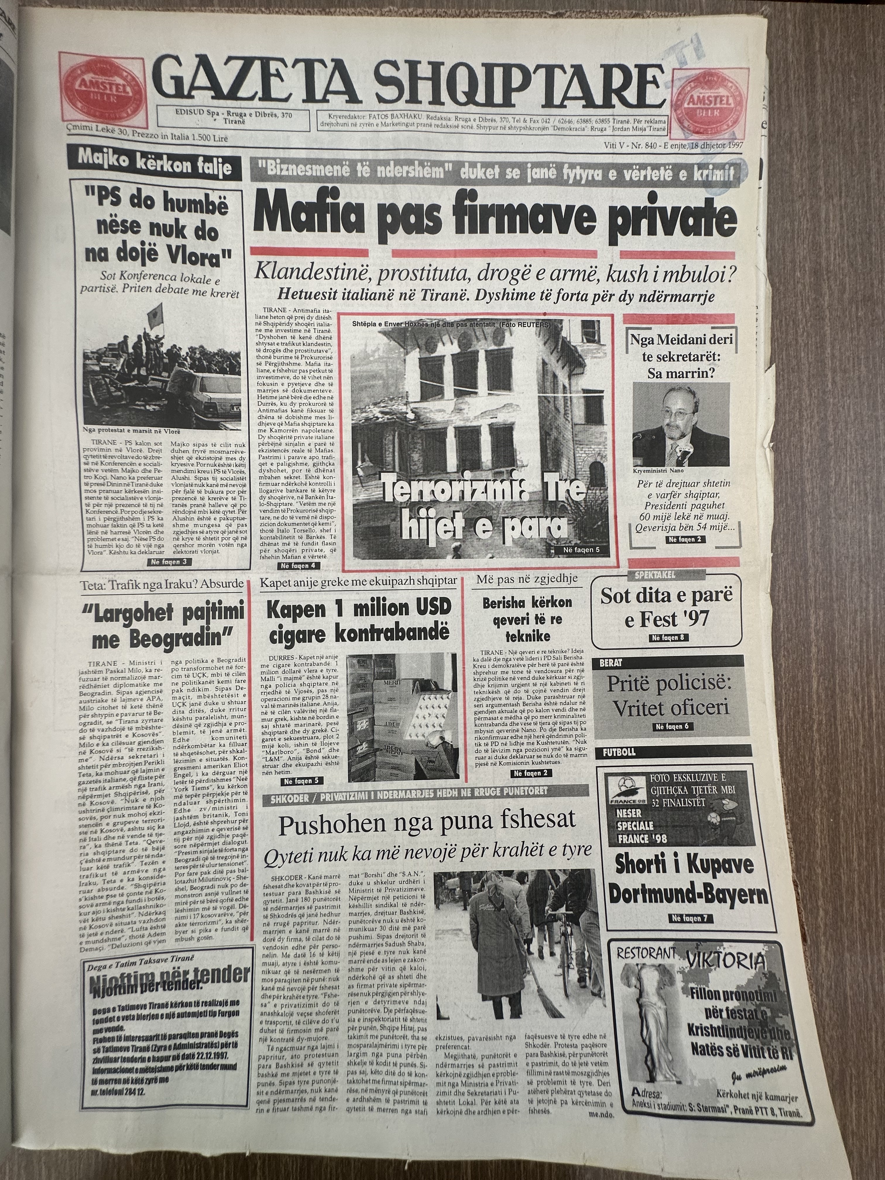 Gazeta Shqiptare 2000-08-06