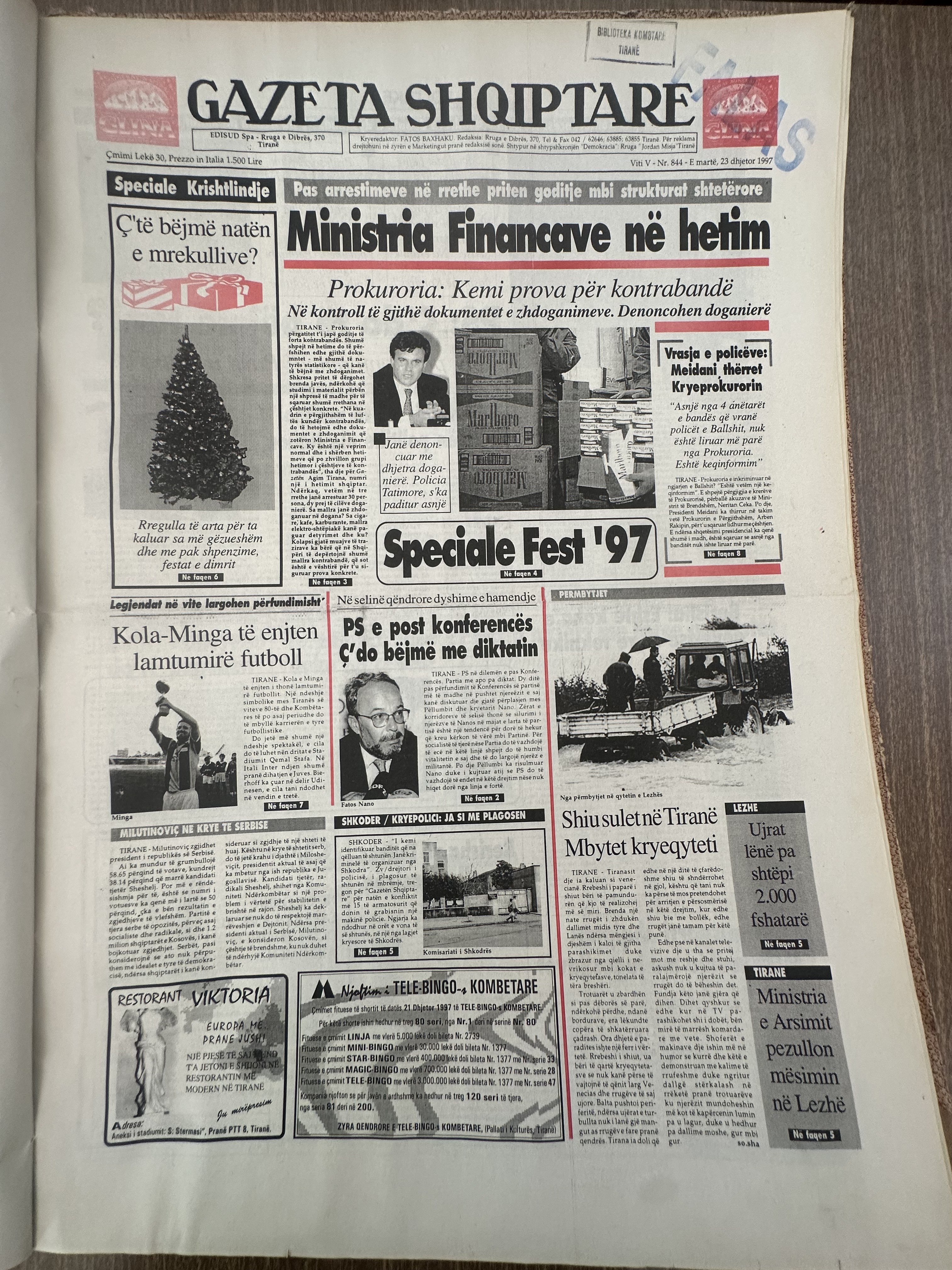 Gazeta Shqiptare 1997-03-30