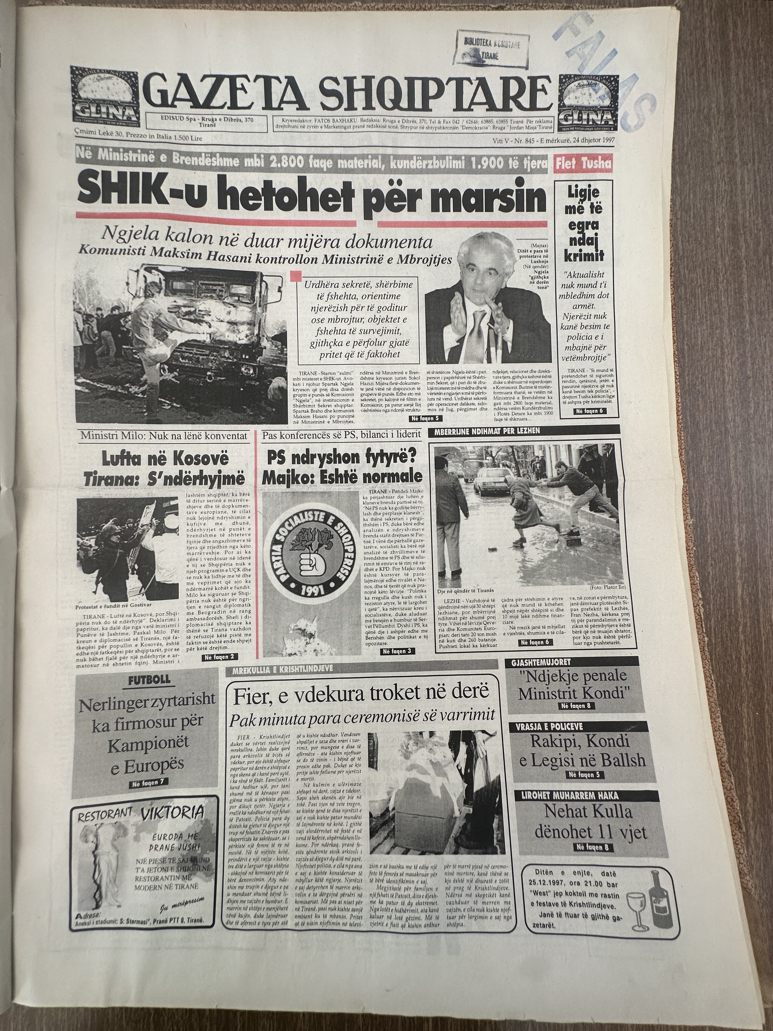 Gazeta Shqiptare 1997-12-24