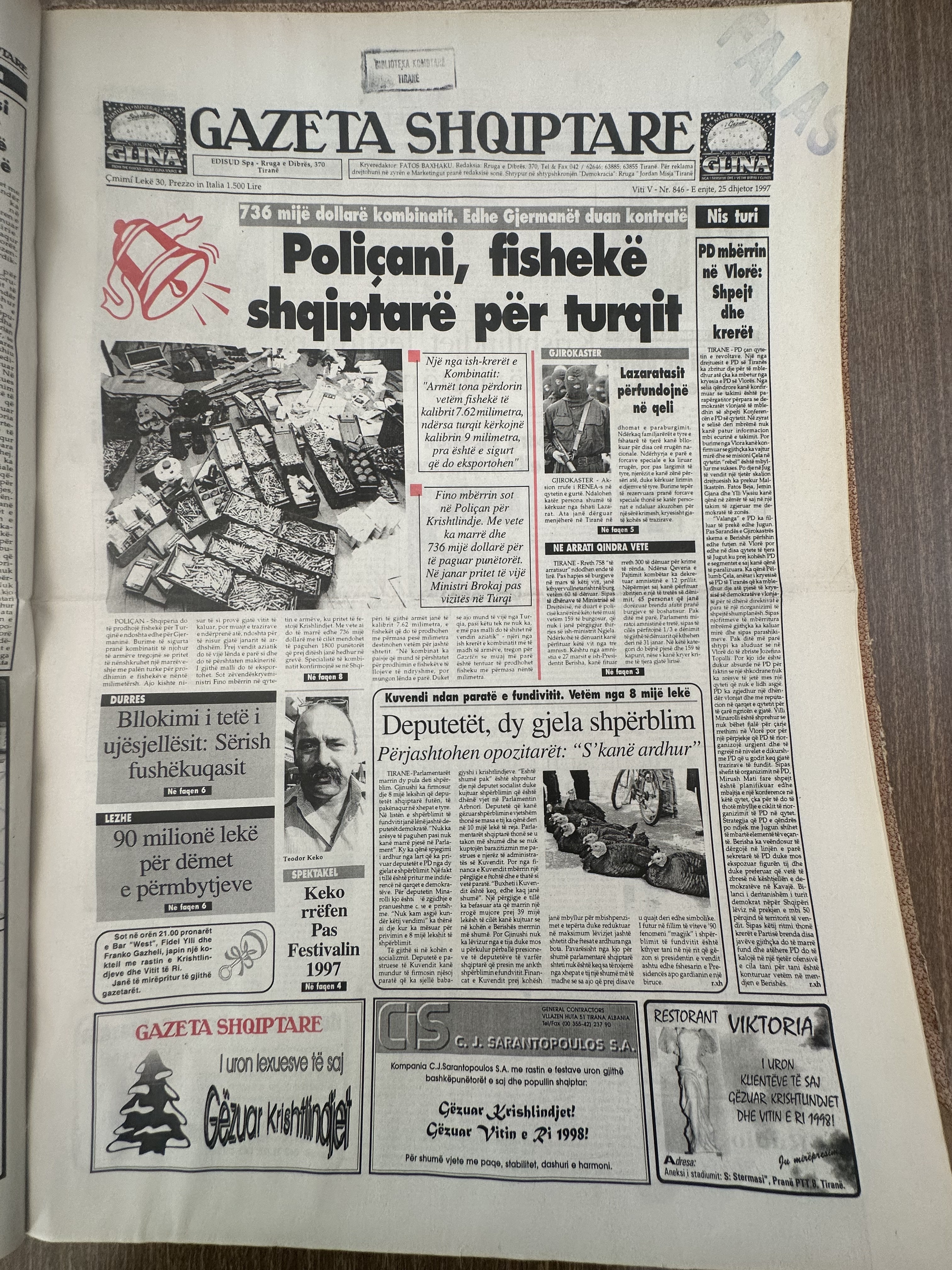 Gazeta Shqiptare 1997-09-25