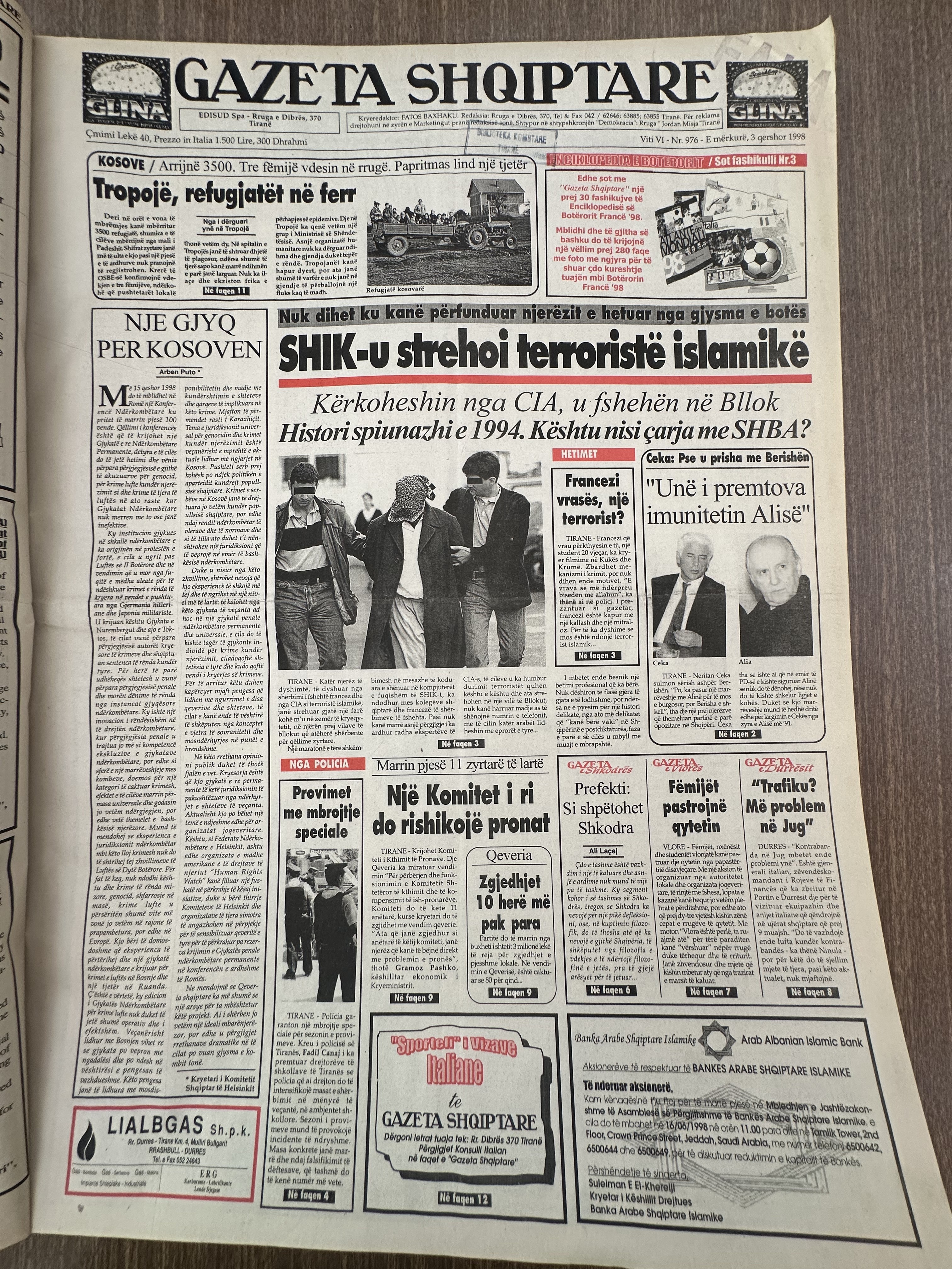 Gazeta Shqiptare 1998-03-03