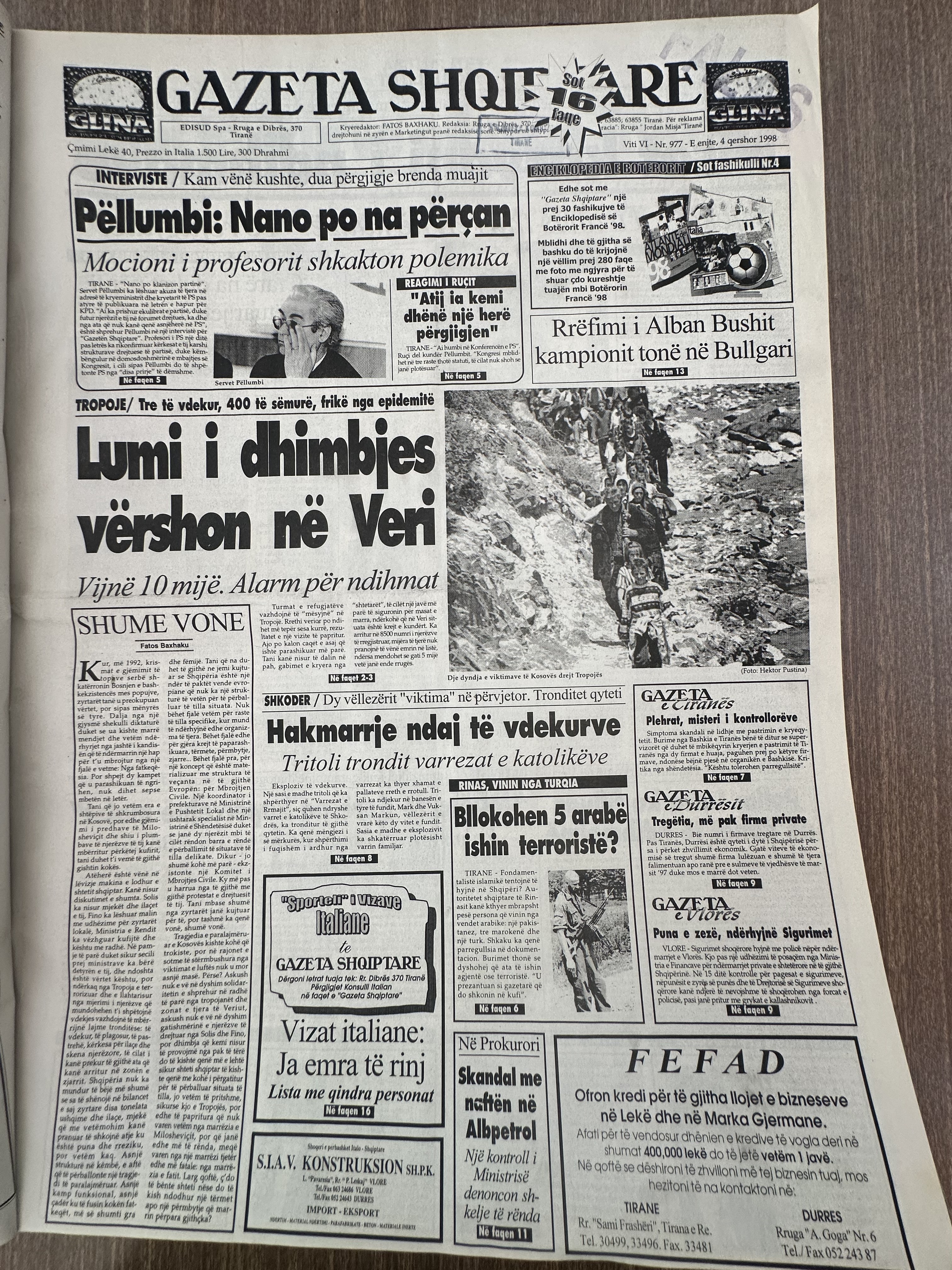 Gazeta Shqiptare 1998-06-04