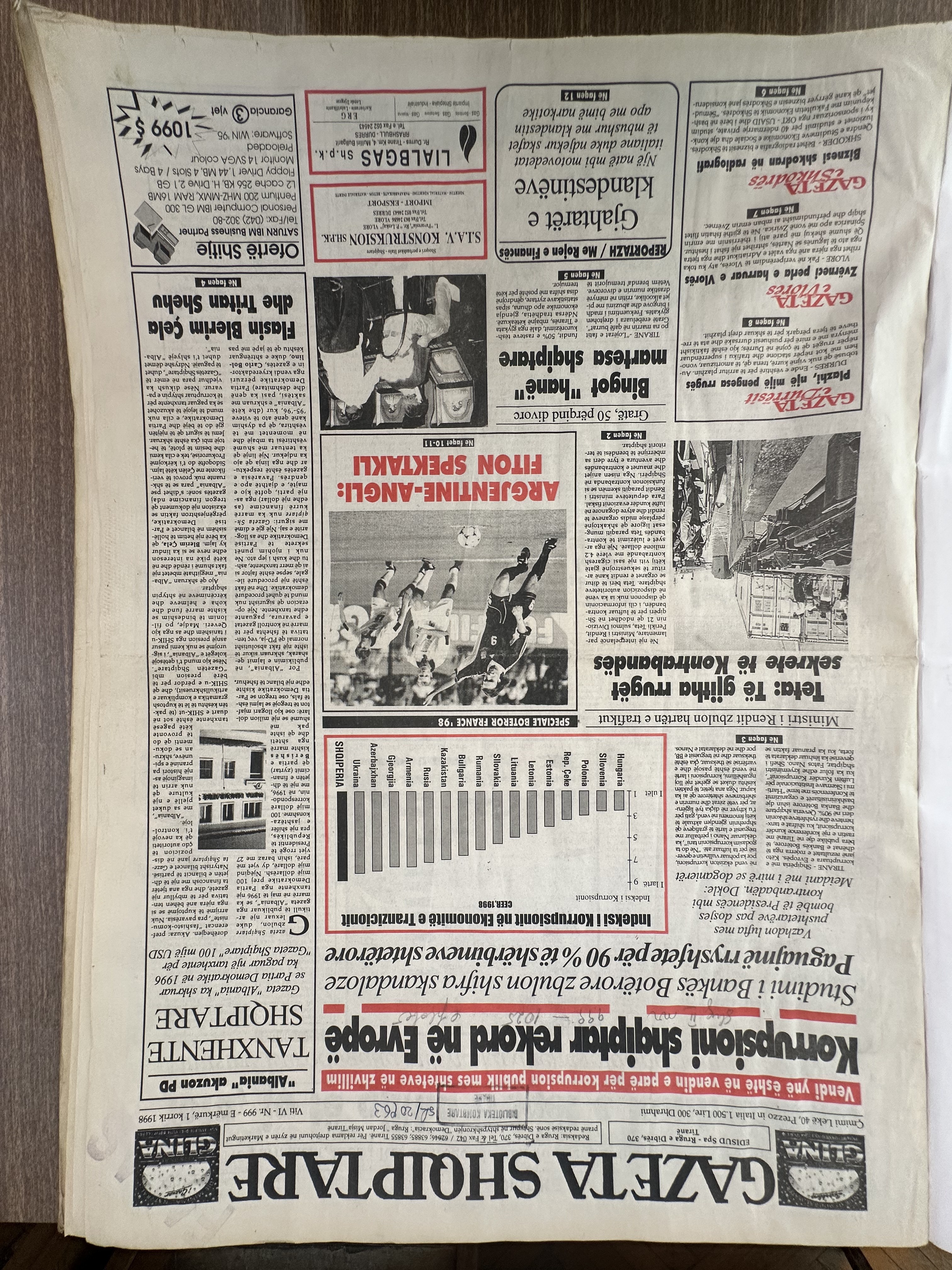 Gazeta Shqiptare 1998-12-05