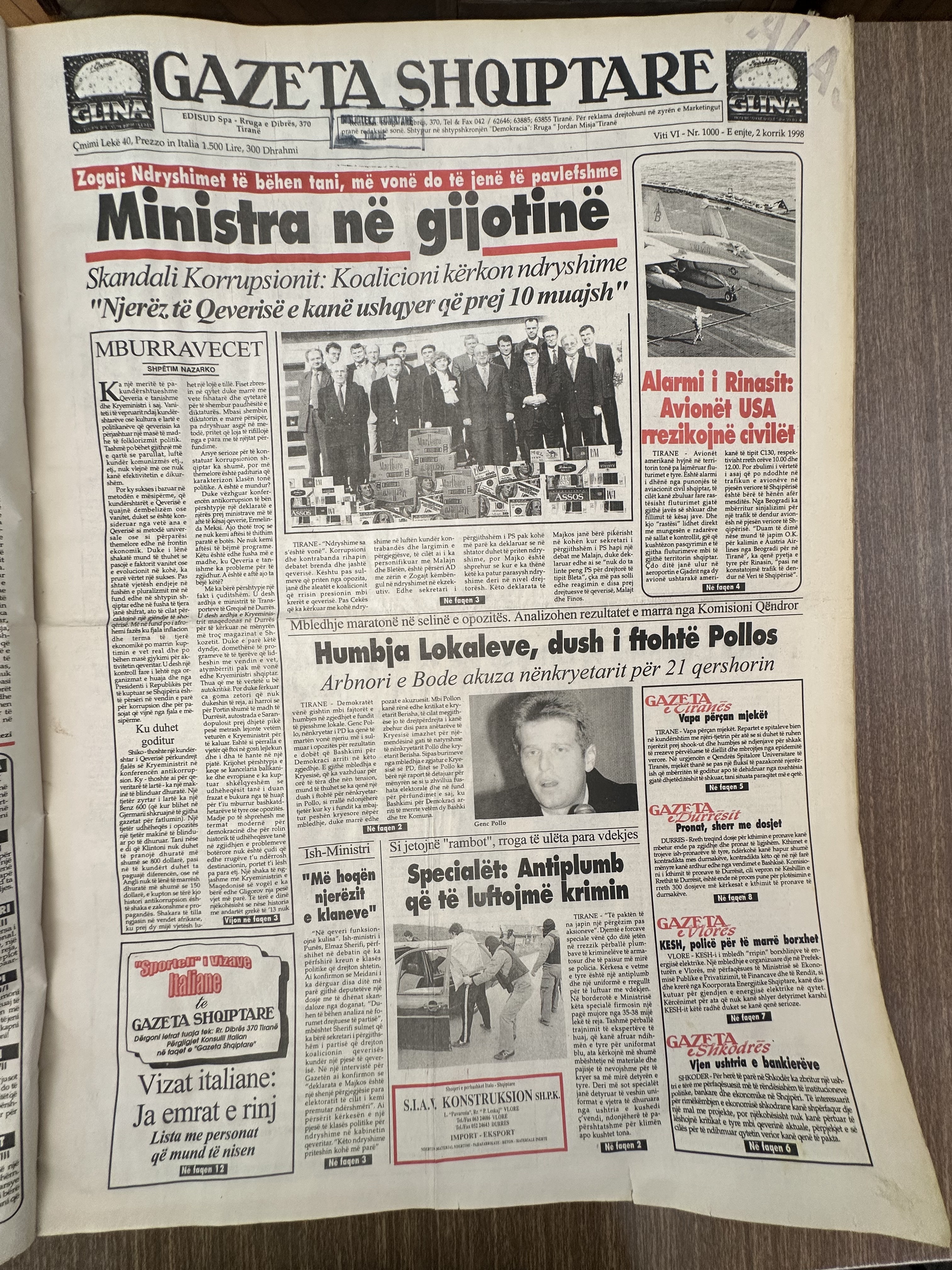 Gazeta Shqiptare 1998-07-02