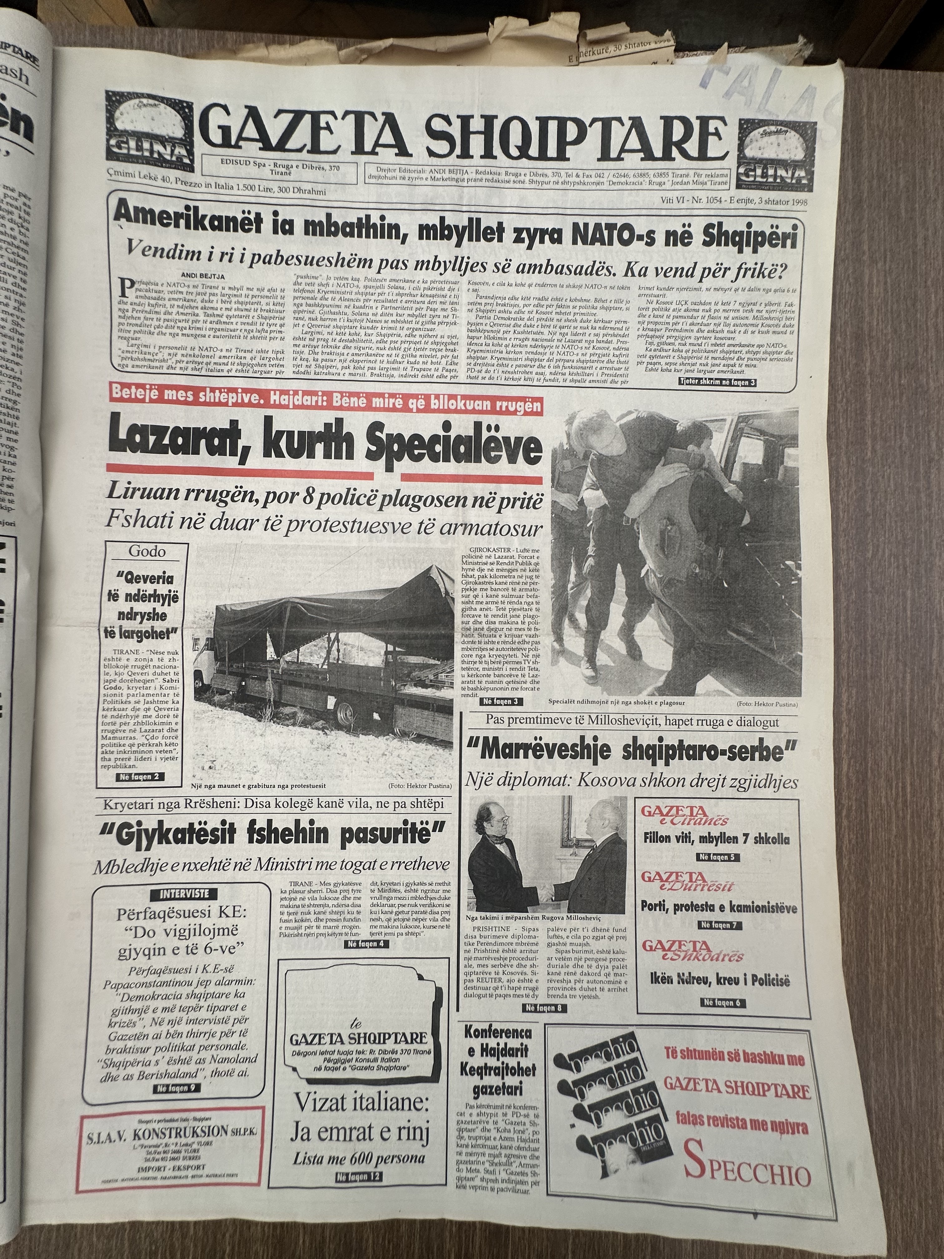 Gazeta Shqiptare 1998-02-05