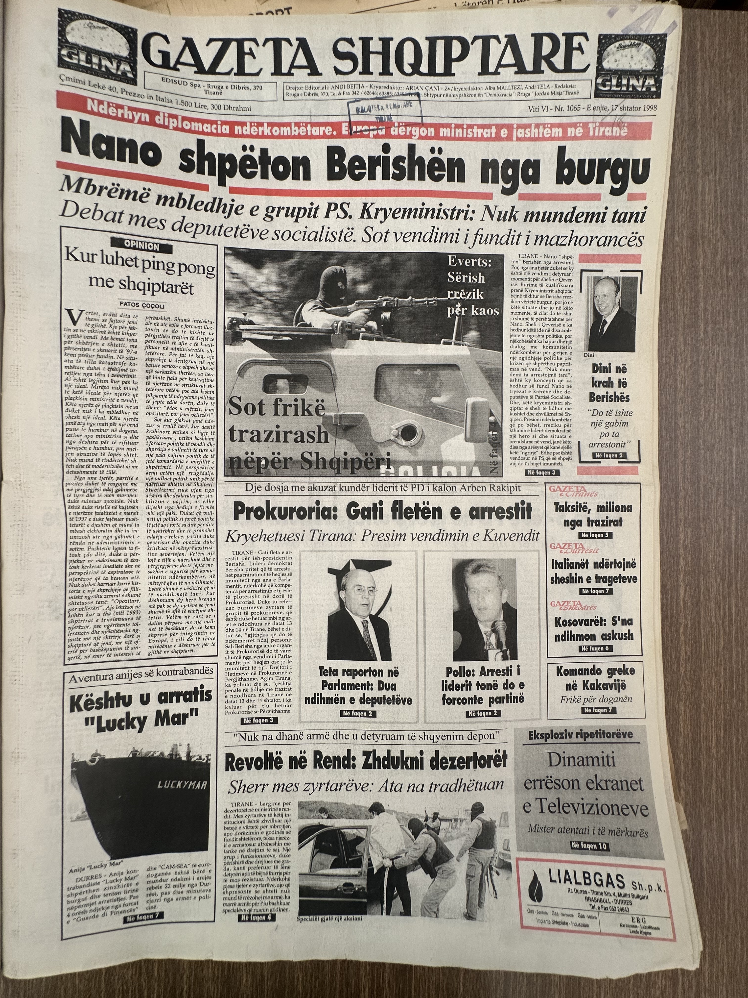 Gazeta Shqiptare 1998-02-27