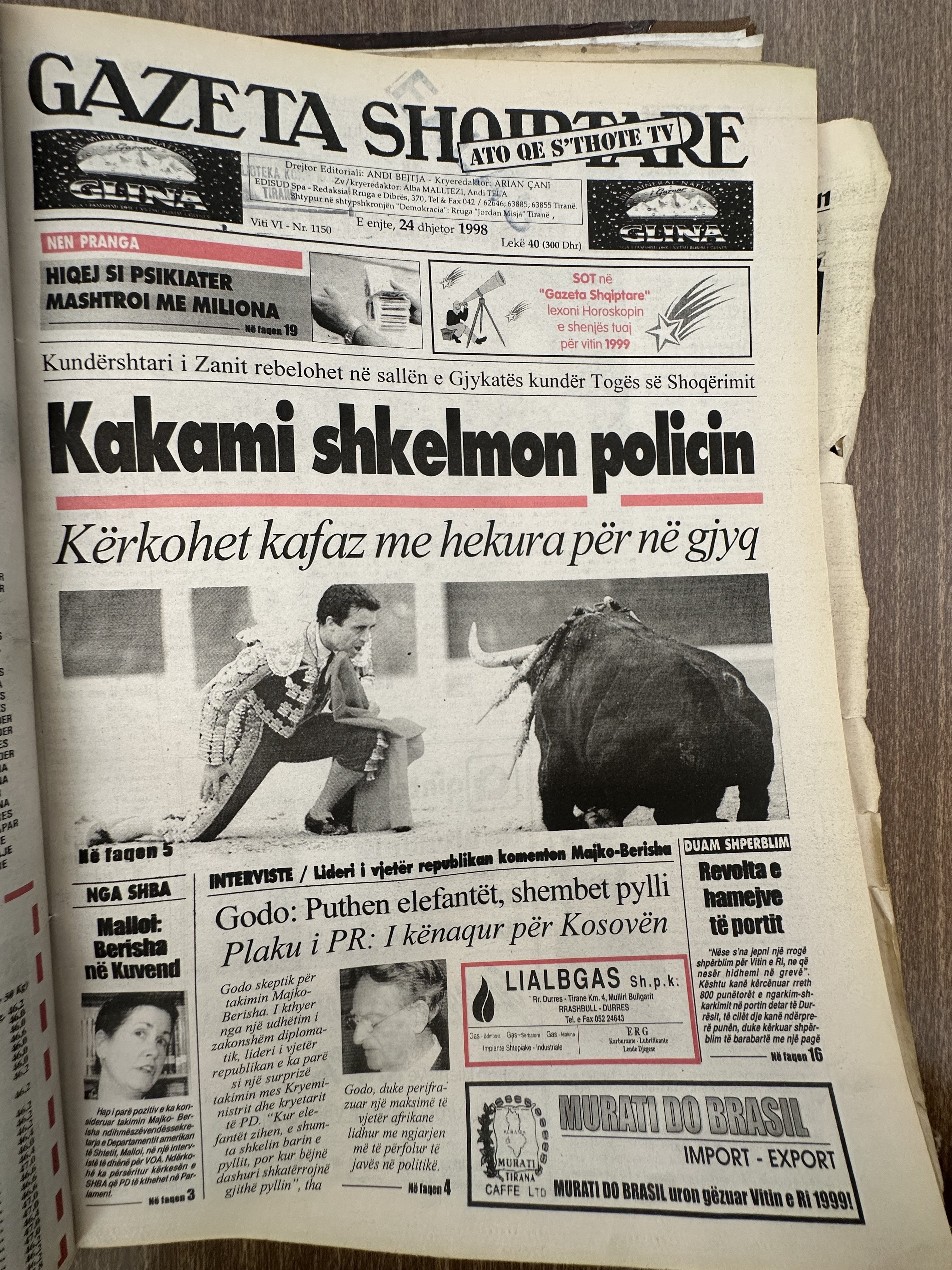 Gazeta Shqiptare 1998-12-24