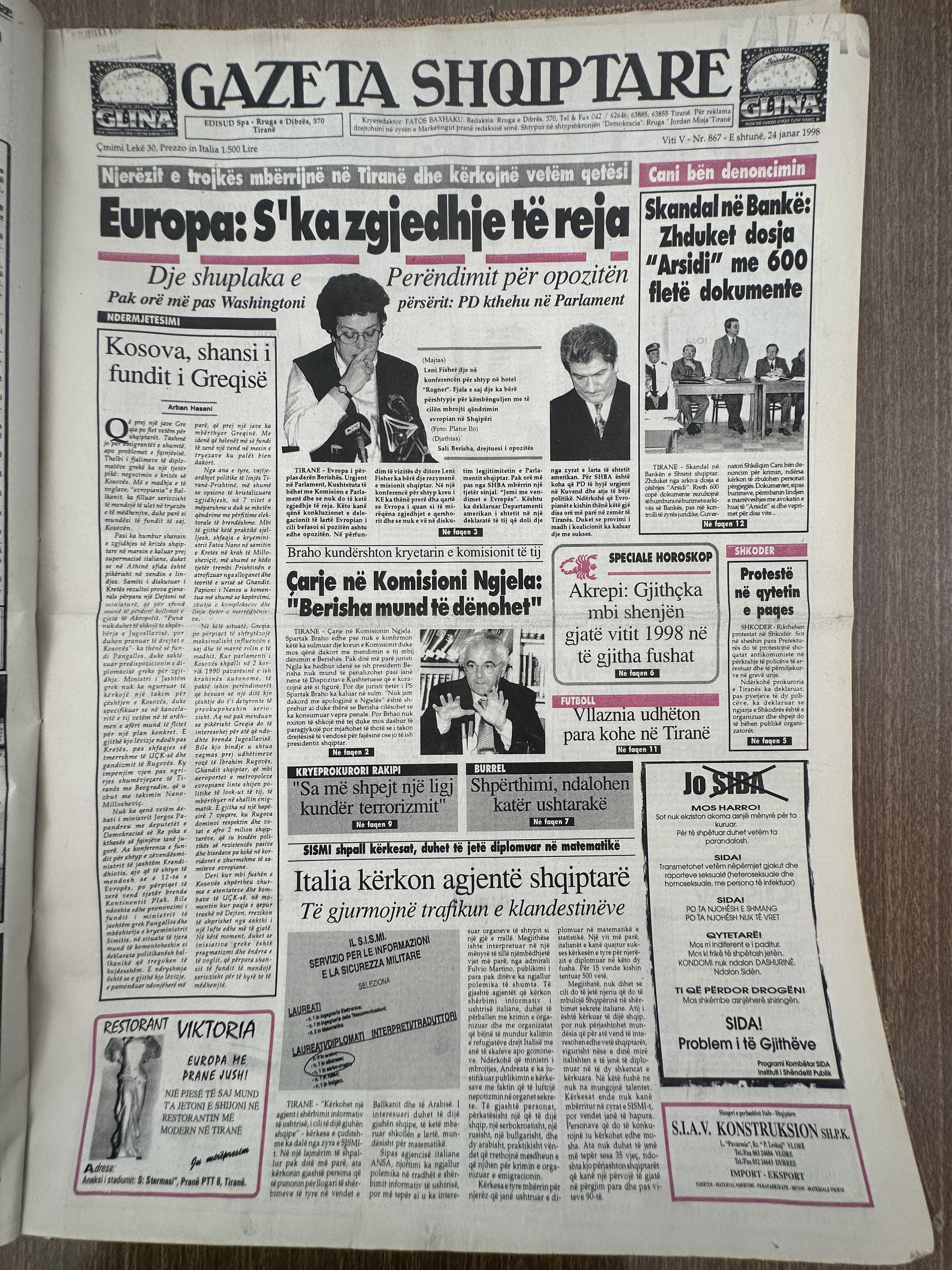 Gazeta Shqiptare 1999-01-05