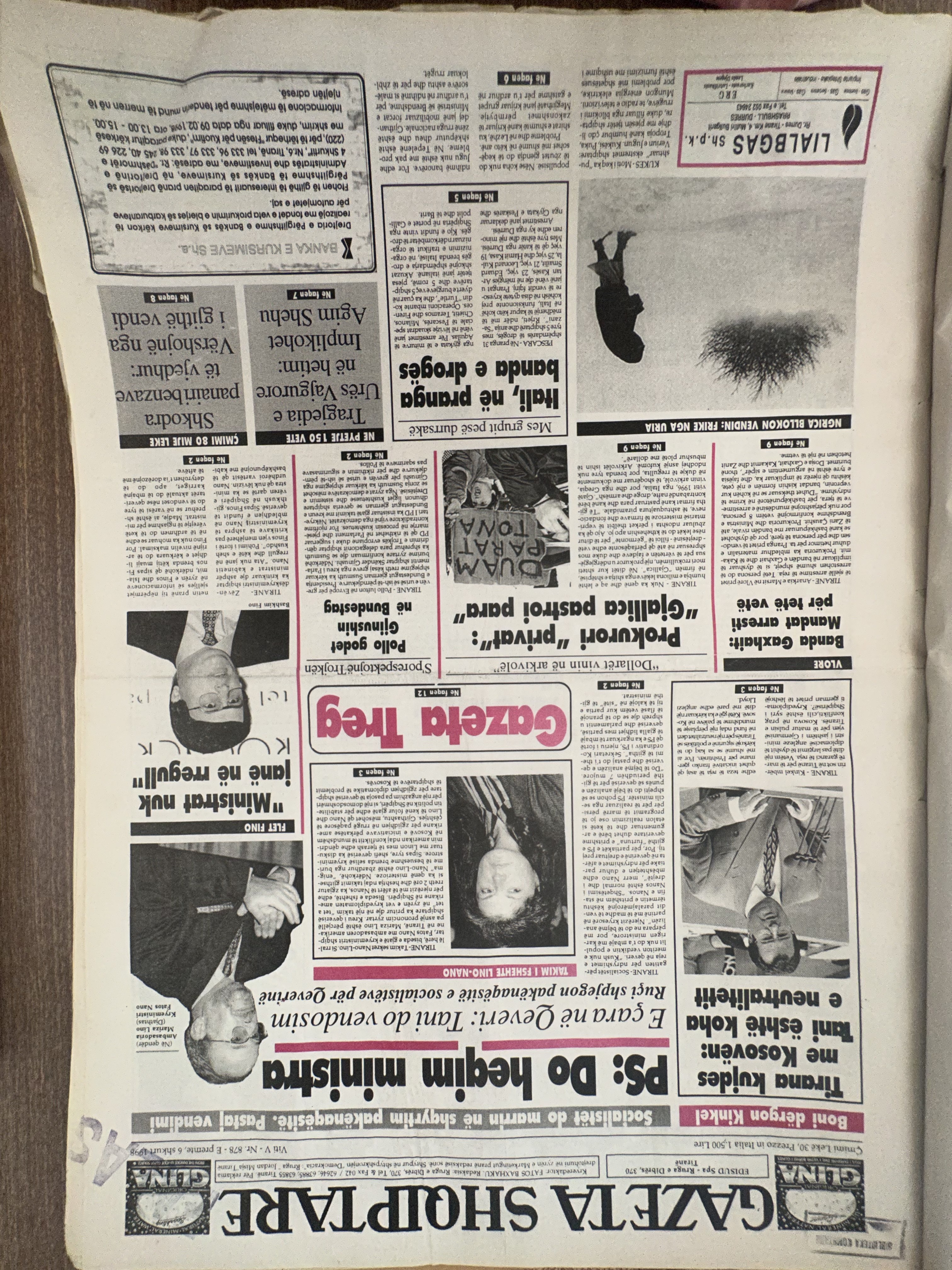 Gazeta Shqiptare 1998-02-06