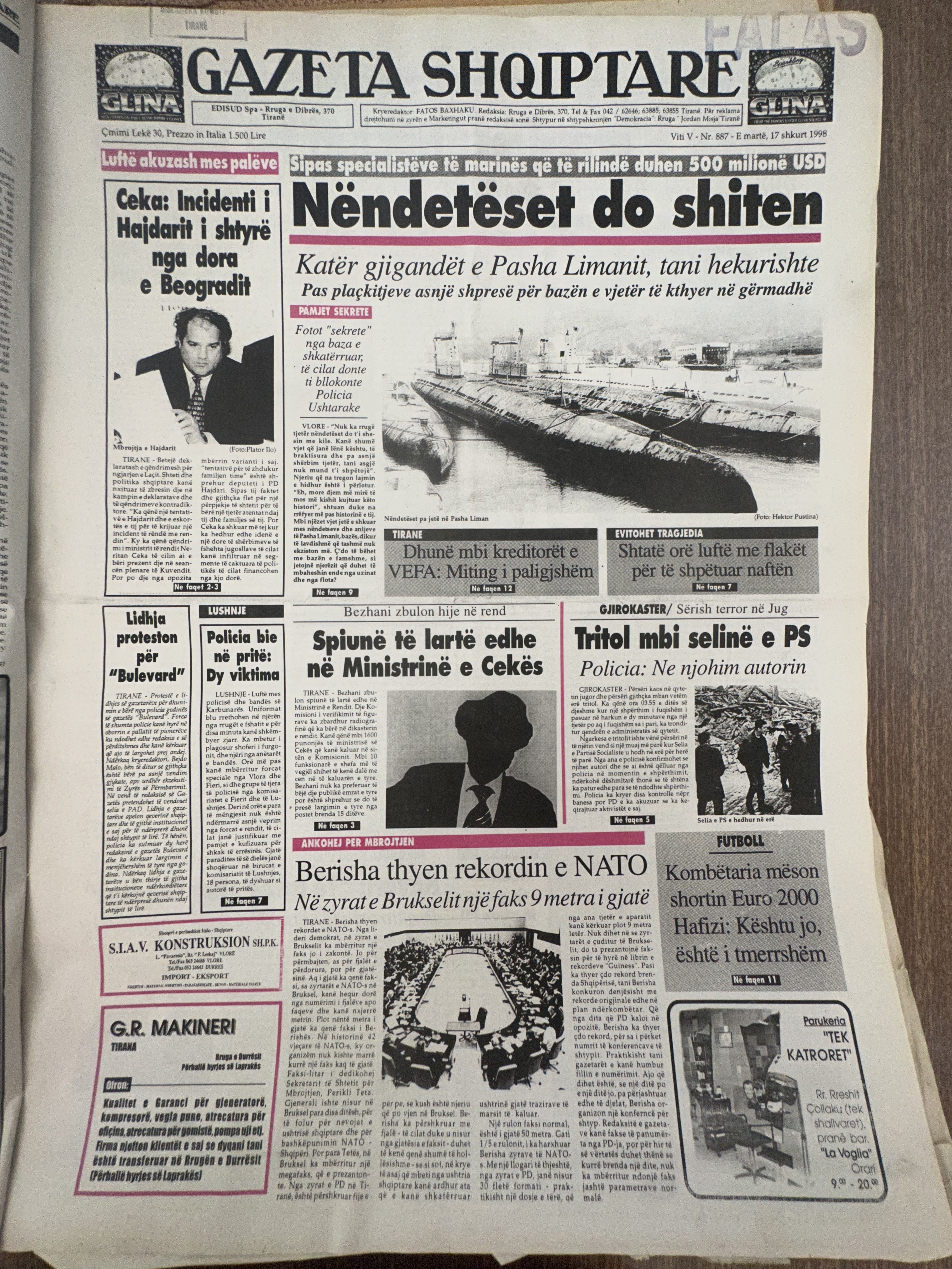 Gazeta Shqiptare 1999-06-05