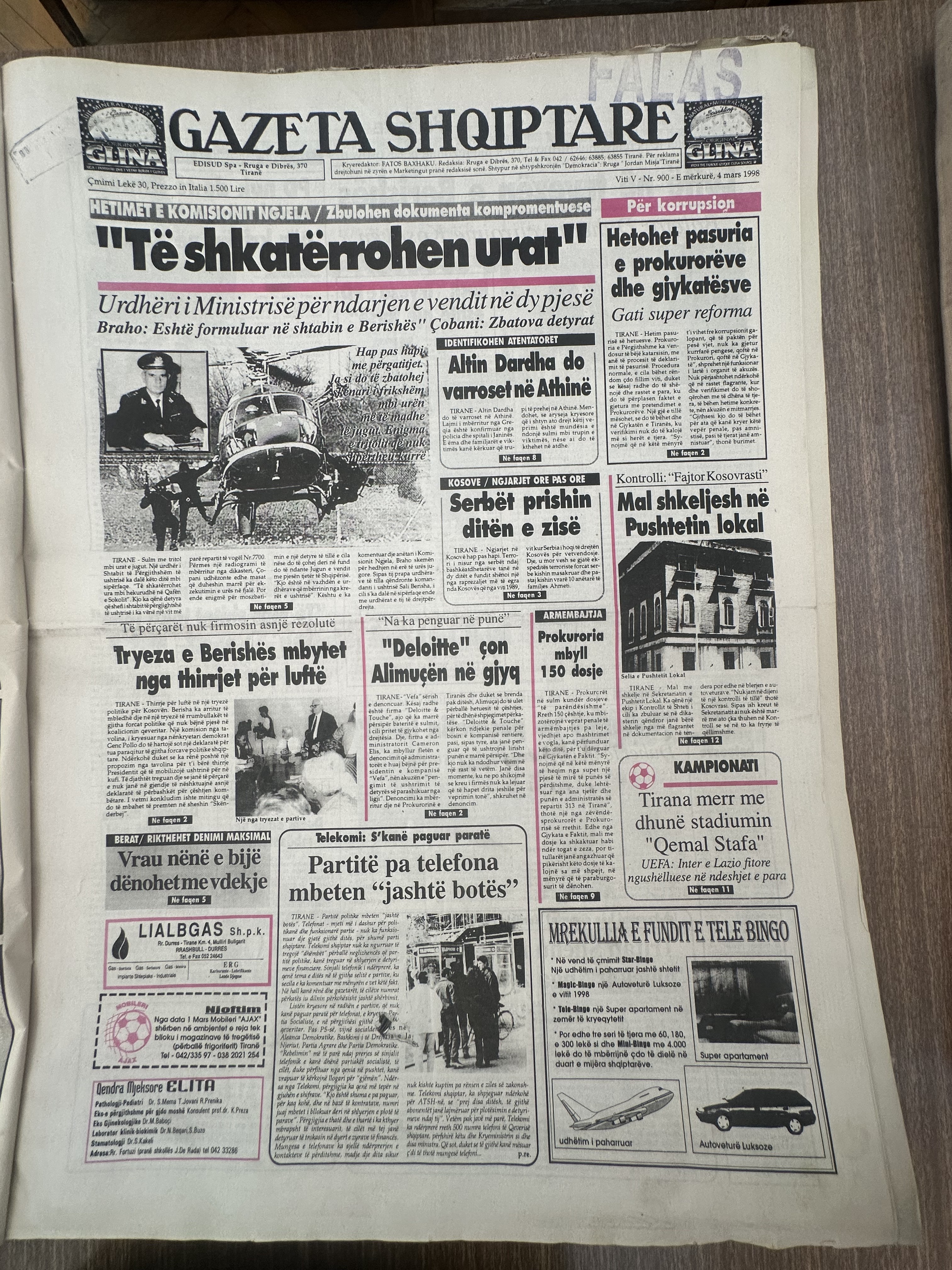 Gazeta Shqiptare 1998-03-04