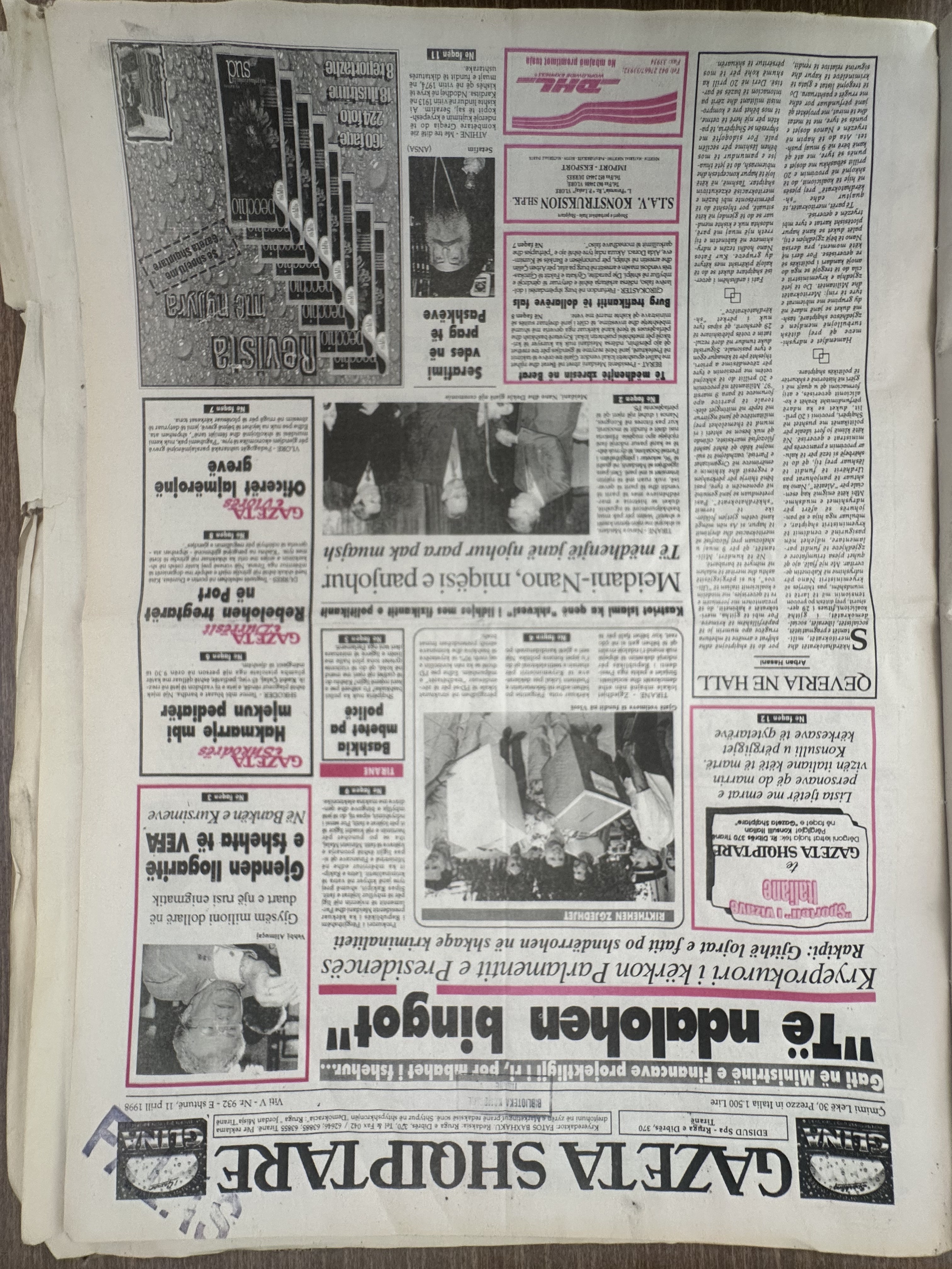 Gazeta Shqiptare 1998-04-11