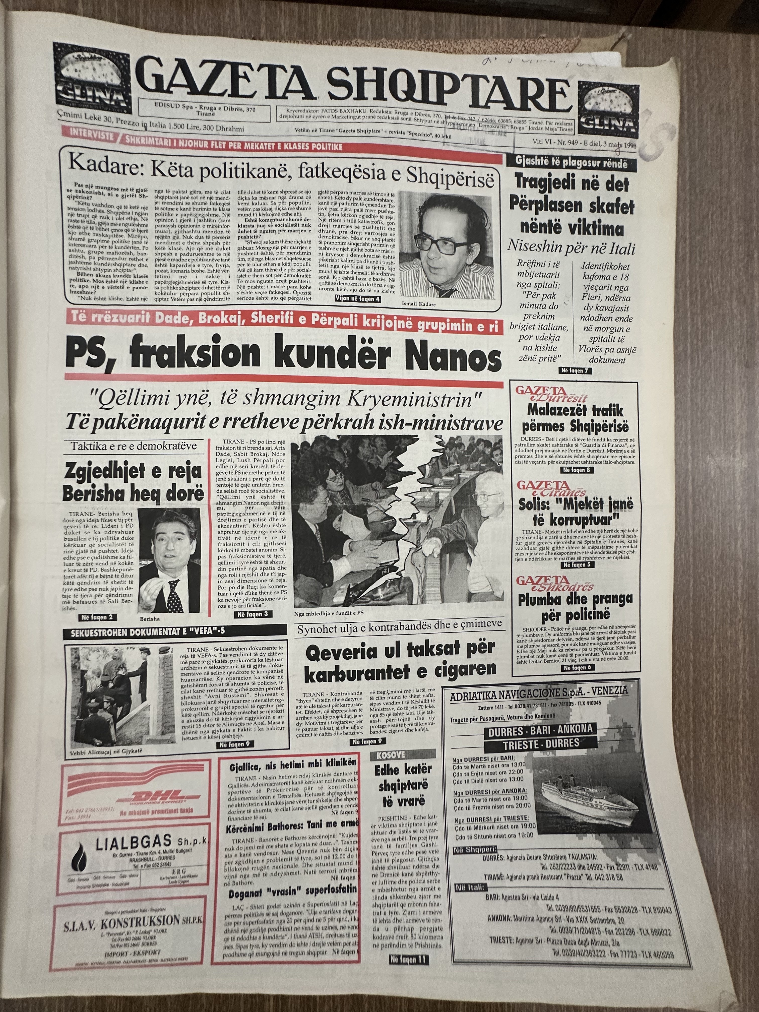 Gazeta Shqiptare 1999-03-07