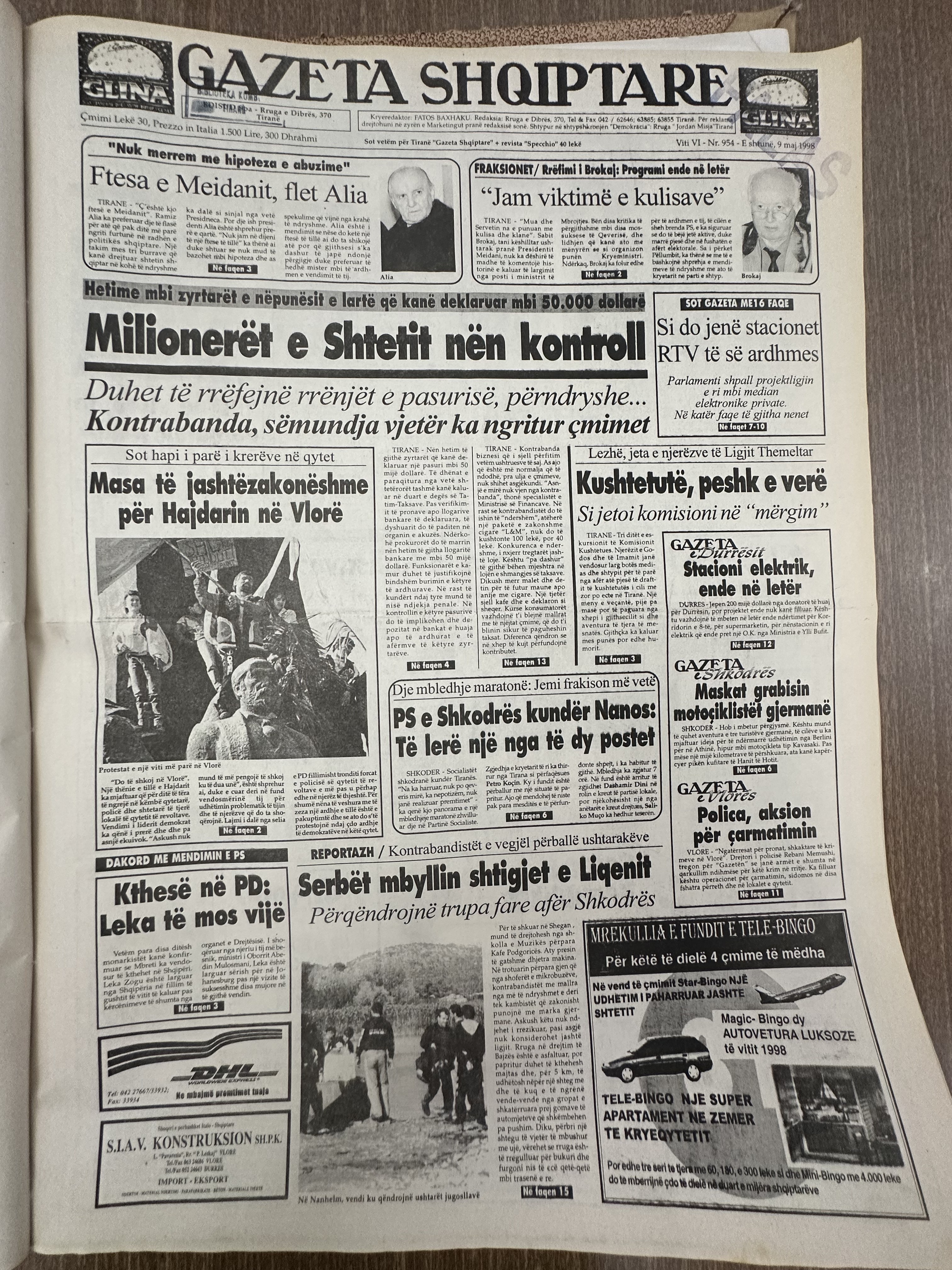 Gazeta Shqiptare 1998-05-05