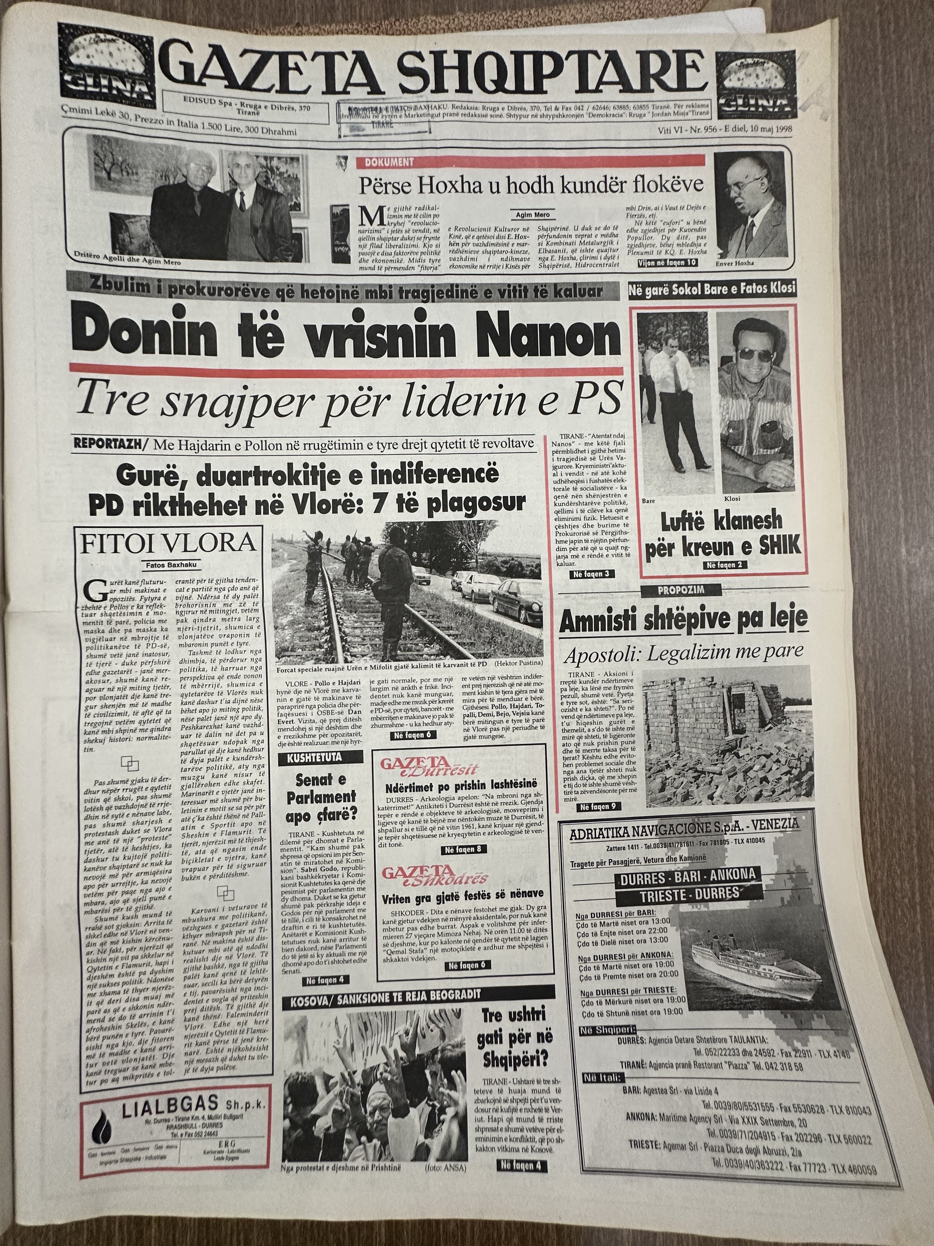 Gazeta Shqiptare 1998-05-20