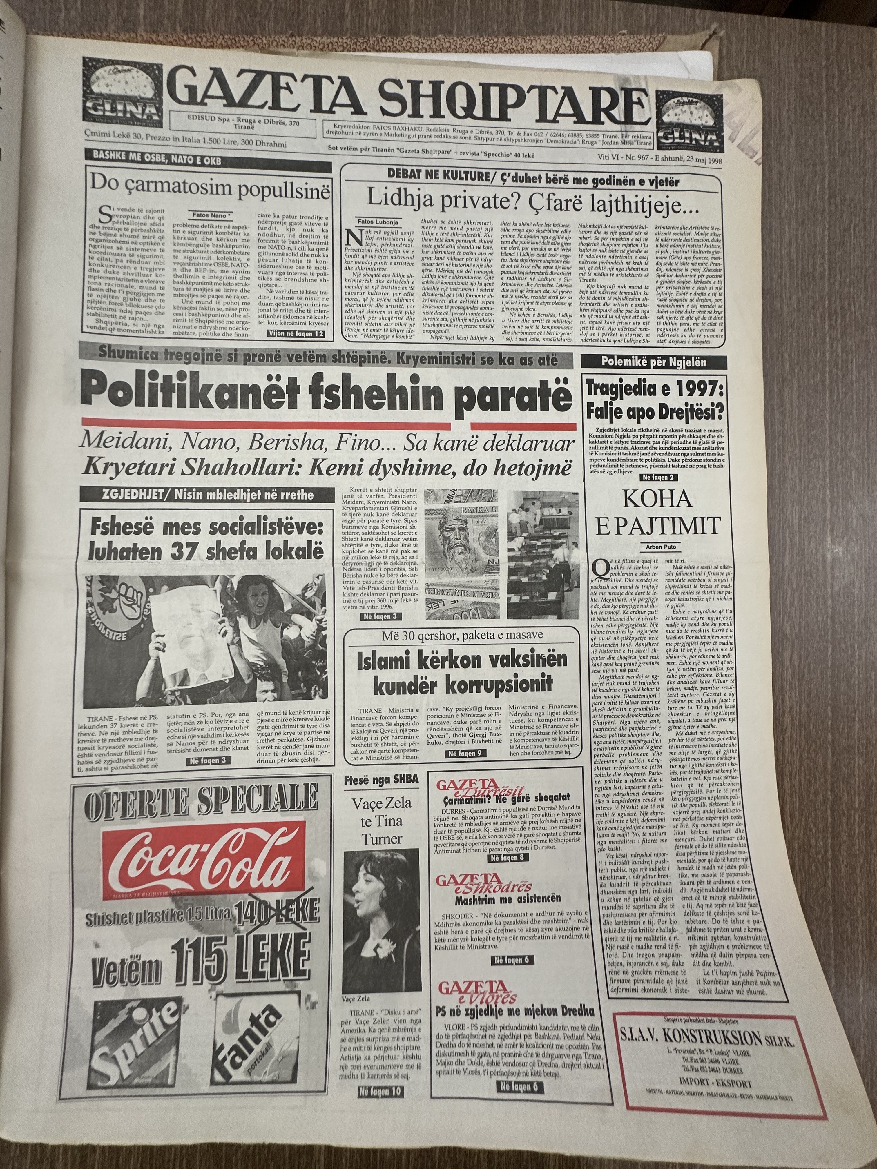 Gazeta Shqiptare 1998-05-02