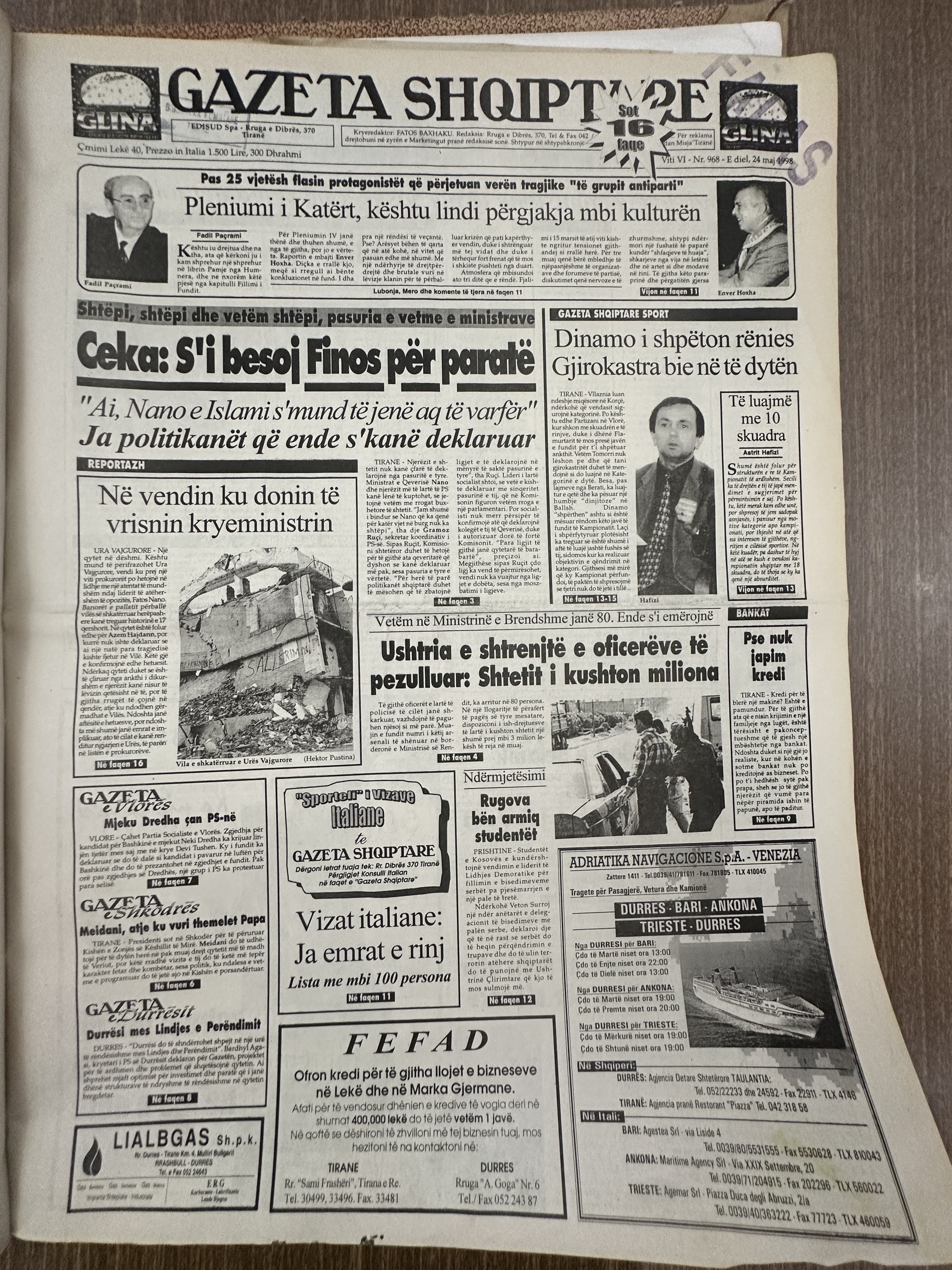 Gazeta Shqiptare 2000-12-02
