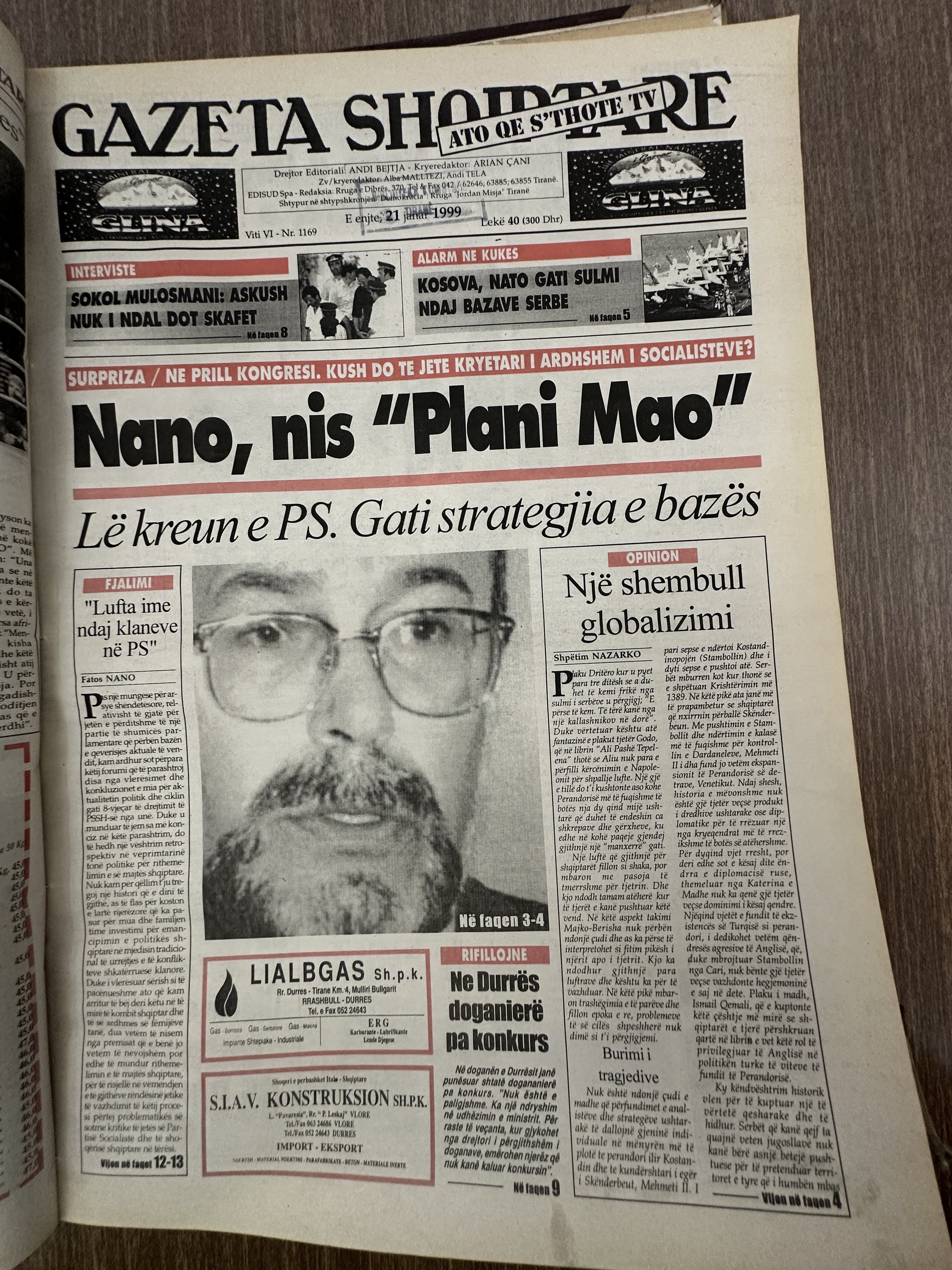 Gazeta Shqiptare 1999-01-21