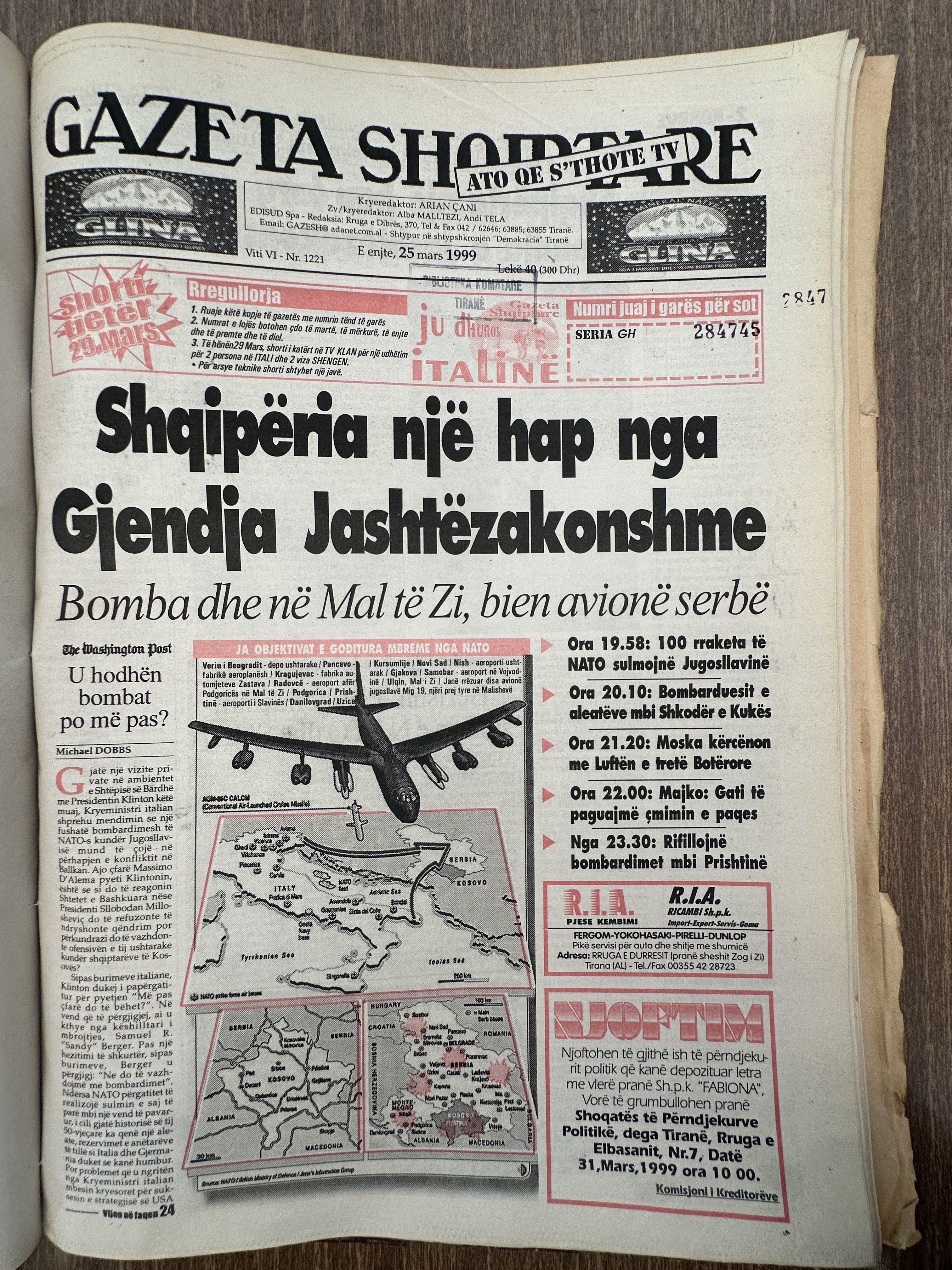 Gazeta Shqiptare 1999-03-25