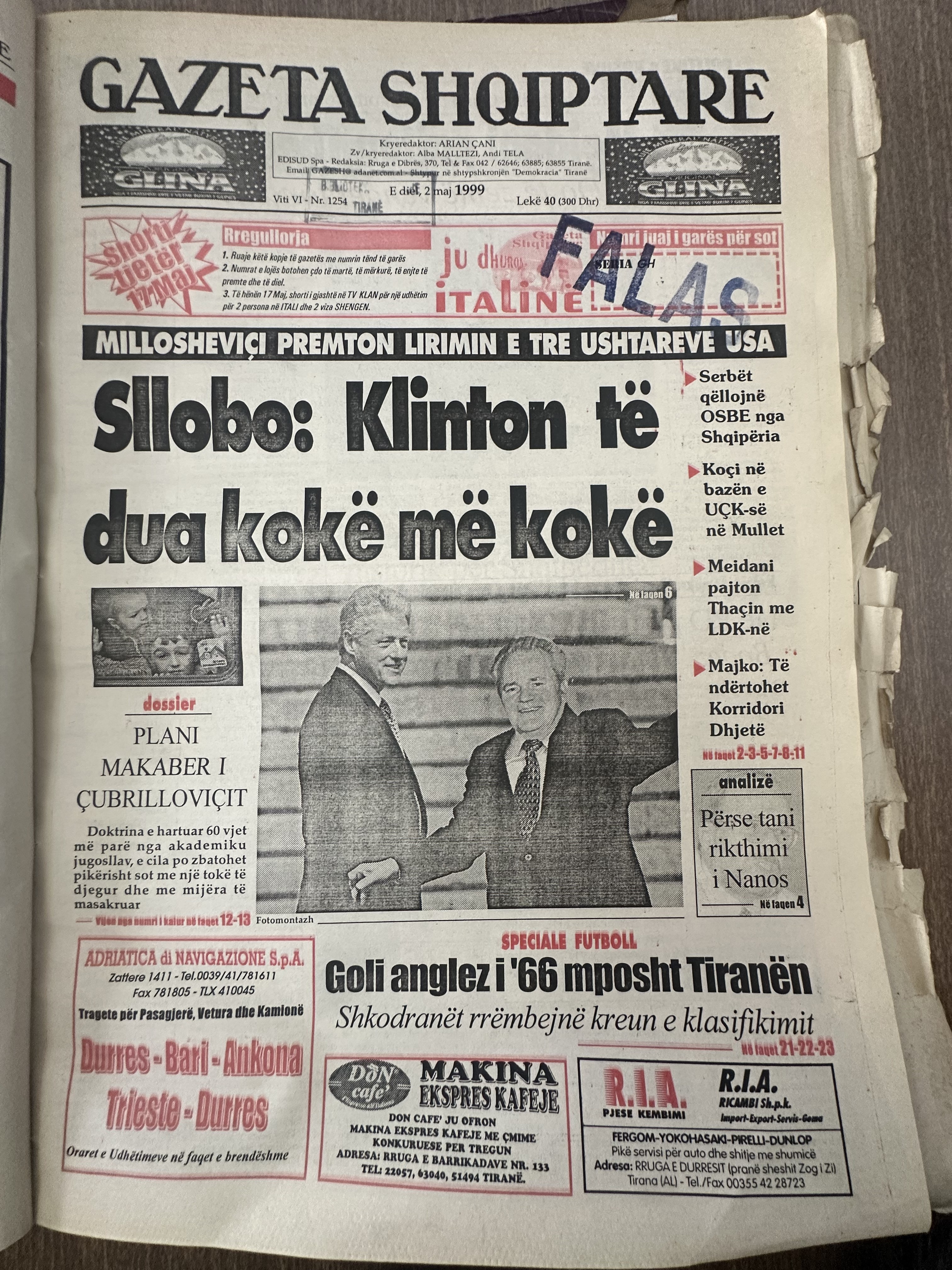 Gazeta Shqiptare 1999-05-02