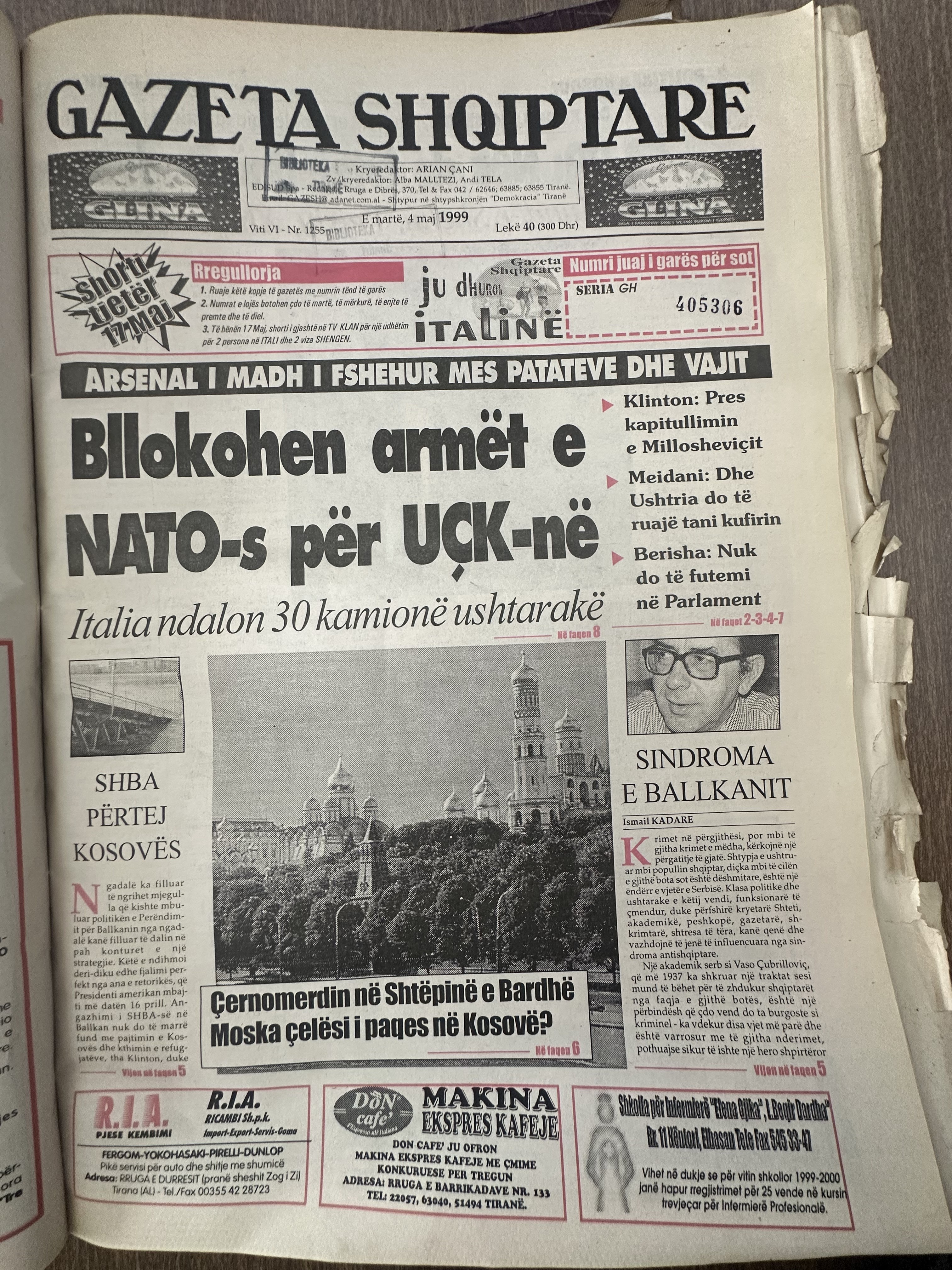 Gazeta Shqiptare 1999-05-04