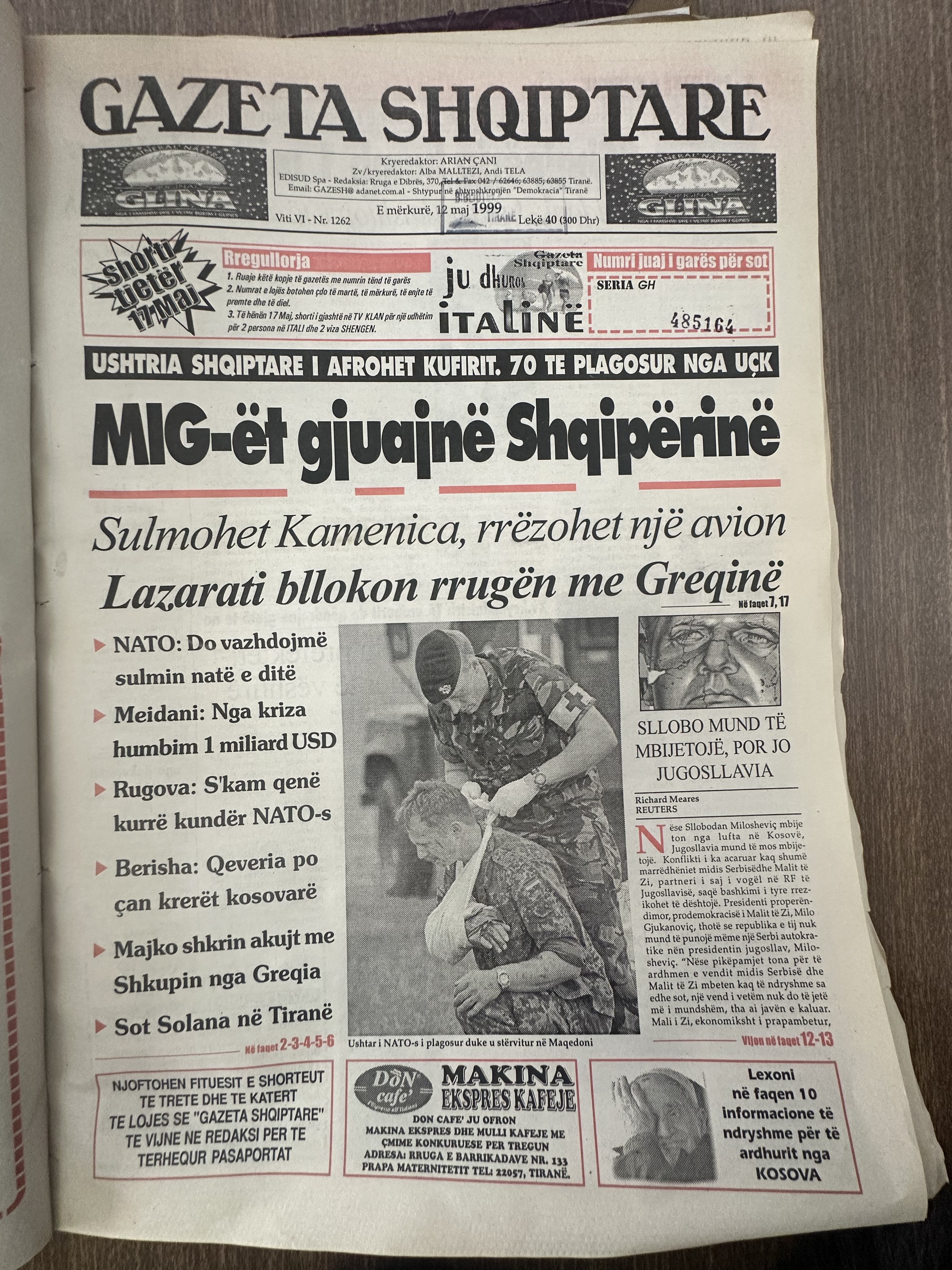 Gazeta Shqiptare 1999-05-12