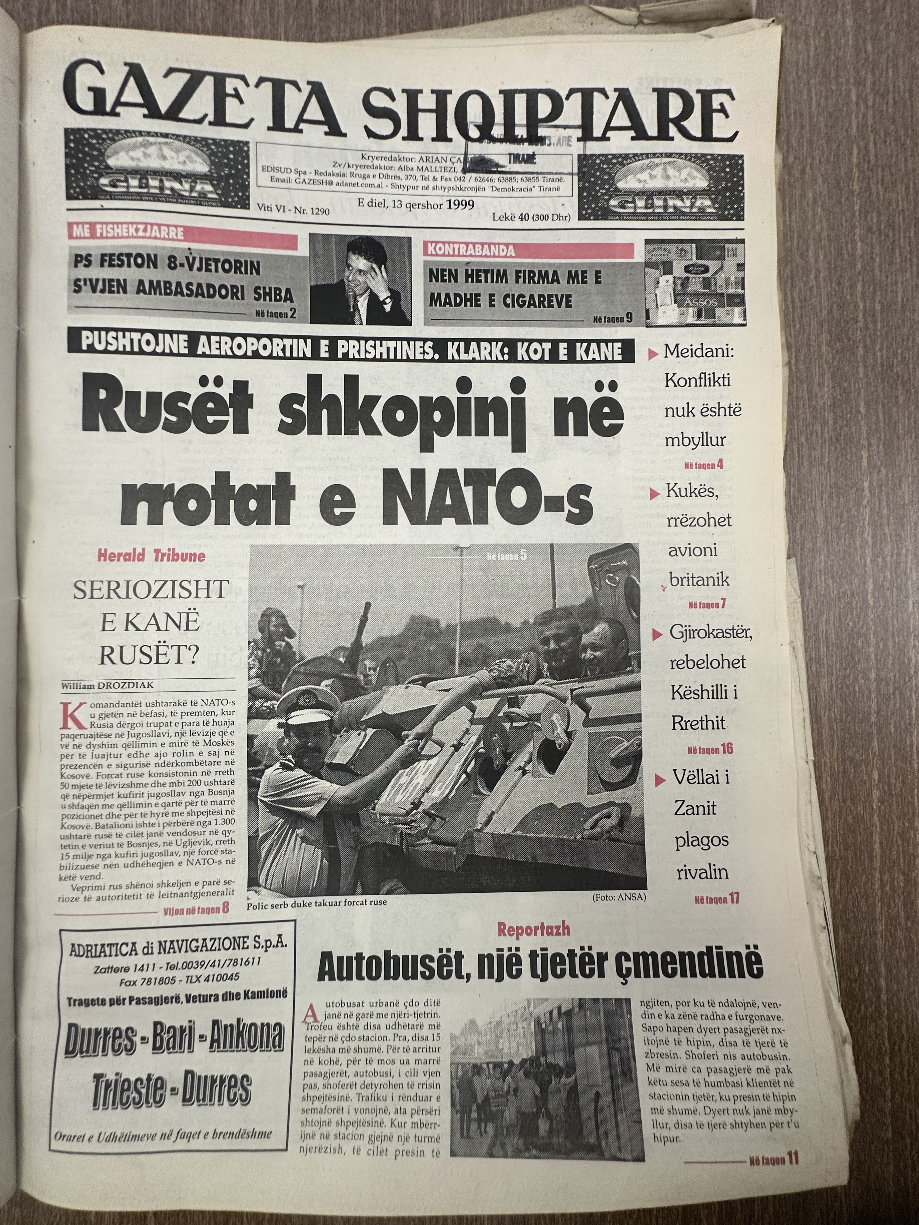Gazeta Shqiptare 1999-06-13