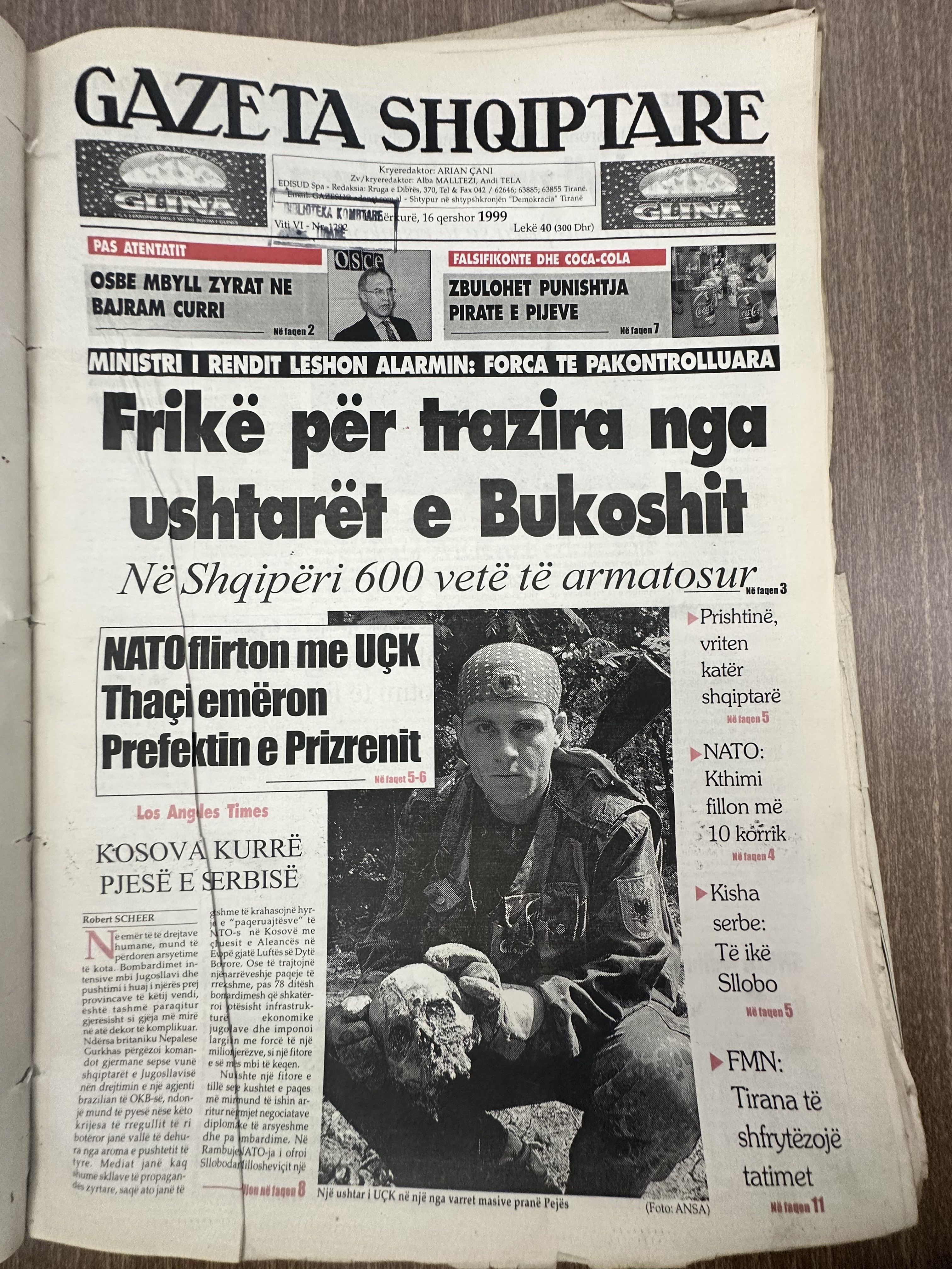 Gazeta Shqiptare 1999-06-16