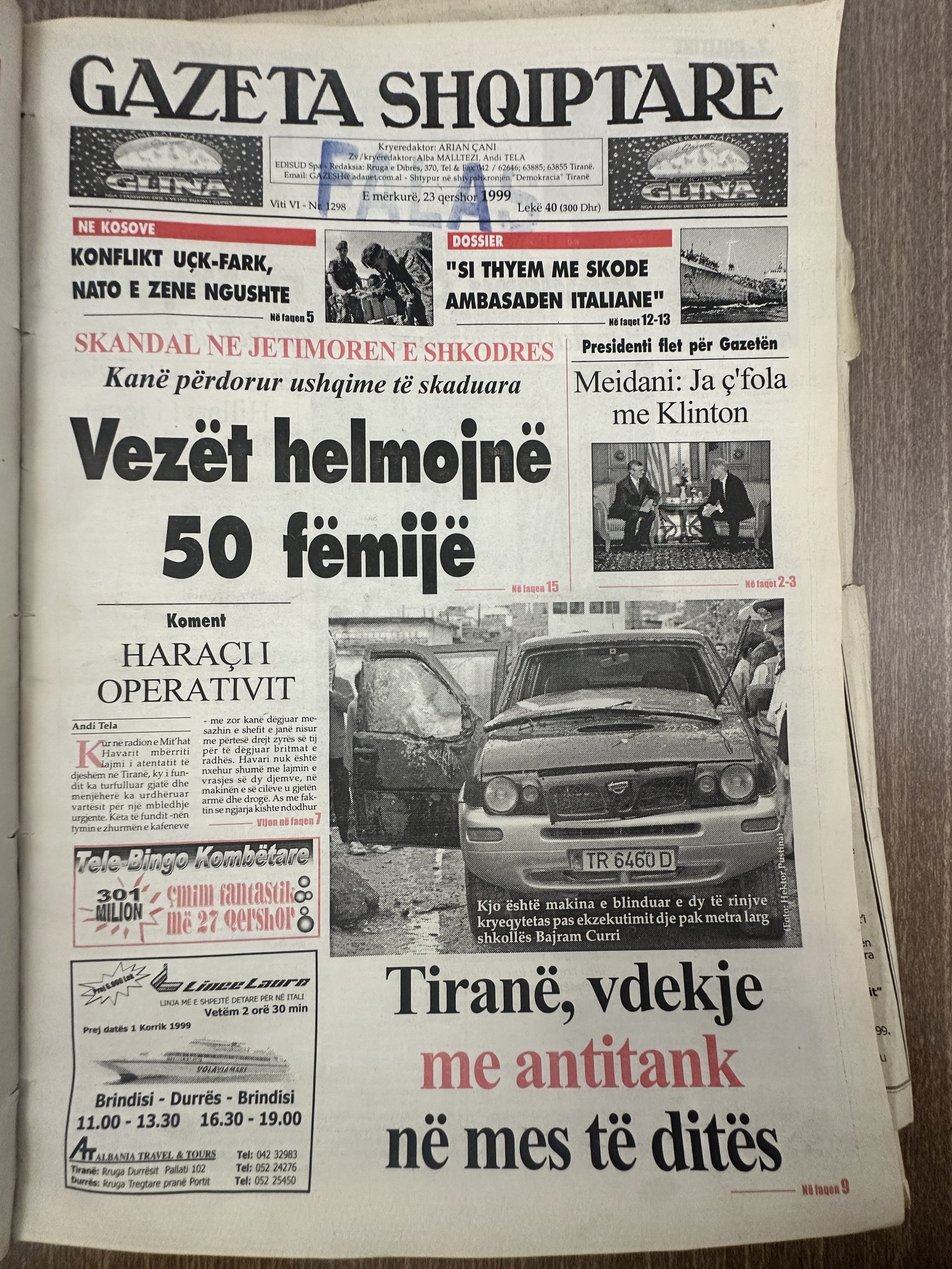 Gazeta Shqiptare 1999-06-23