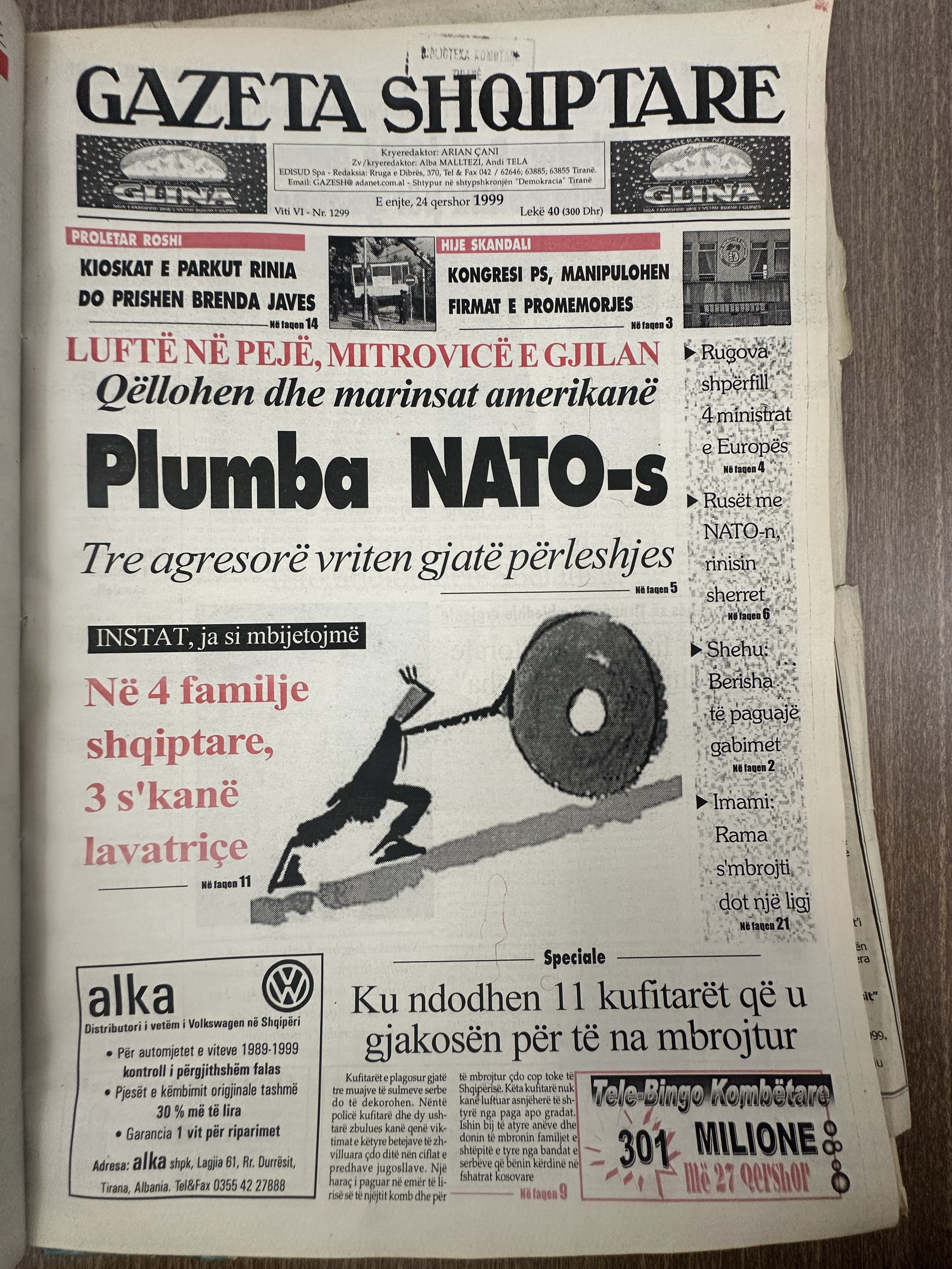 Gazeta Shqiptare 1999-06-24