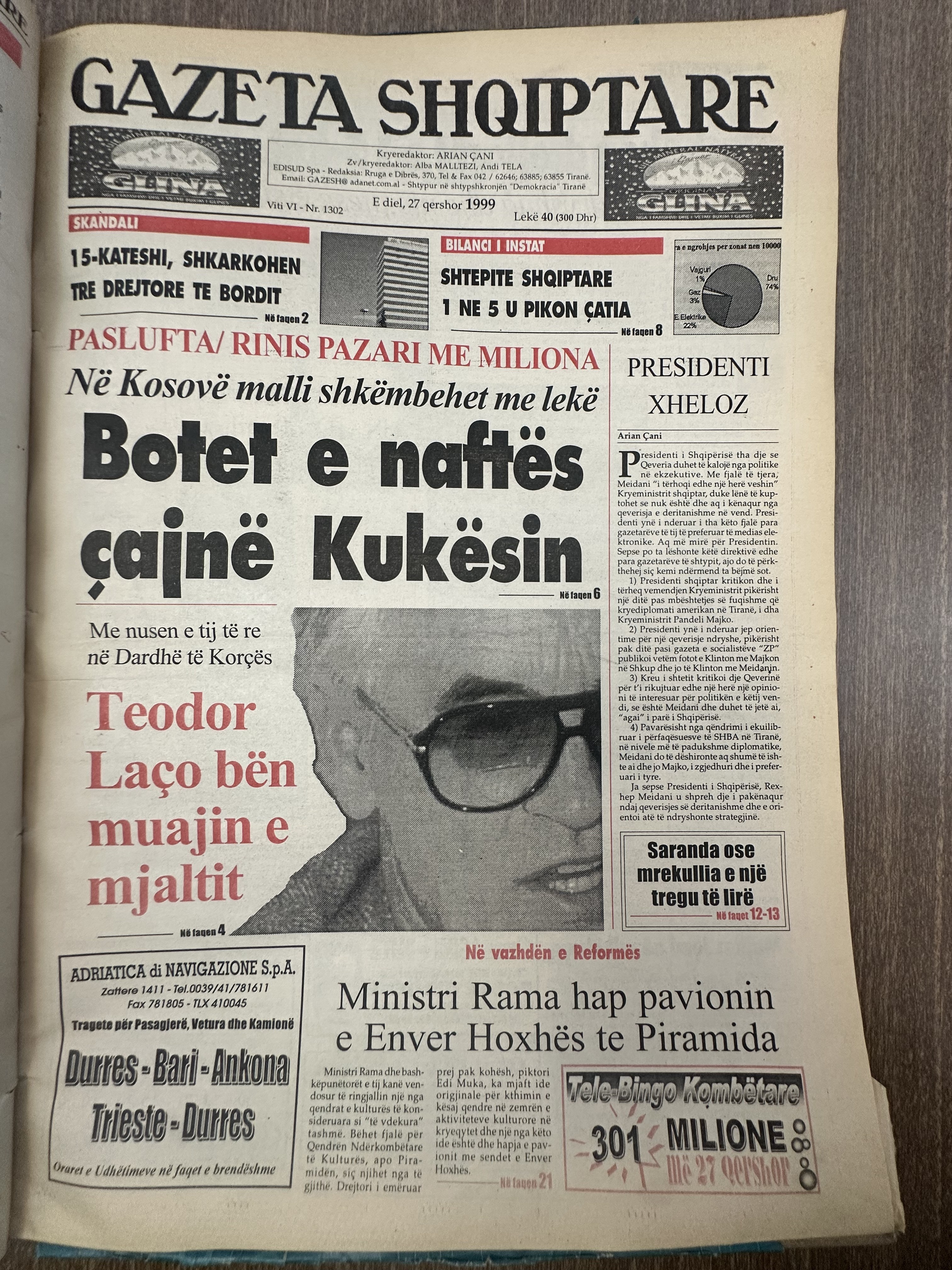 Gazeta Shqiptare 1999-06-27