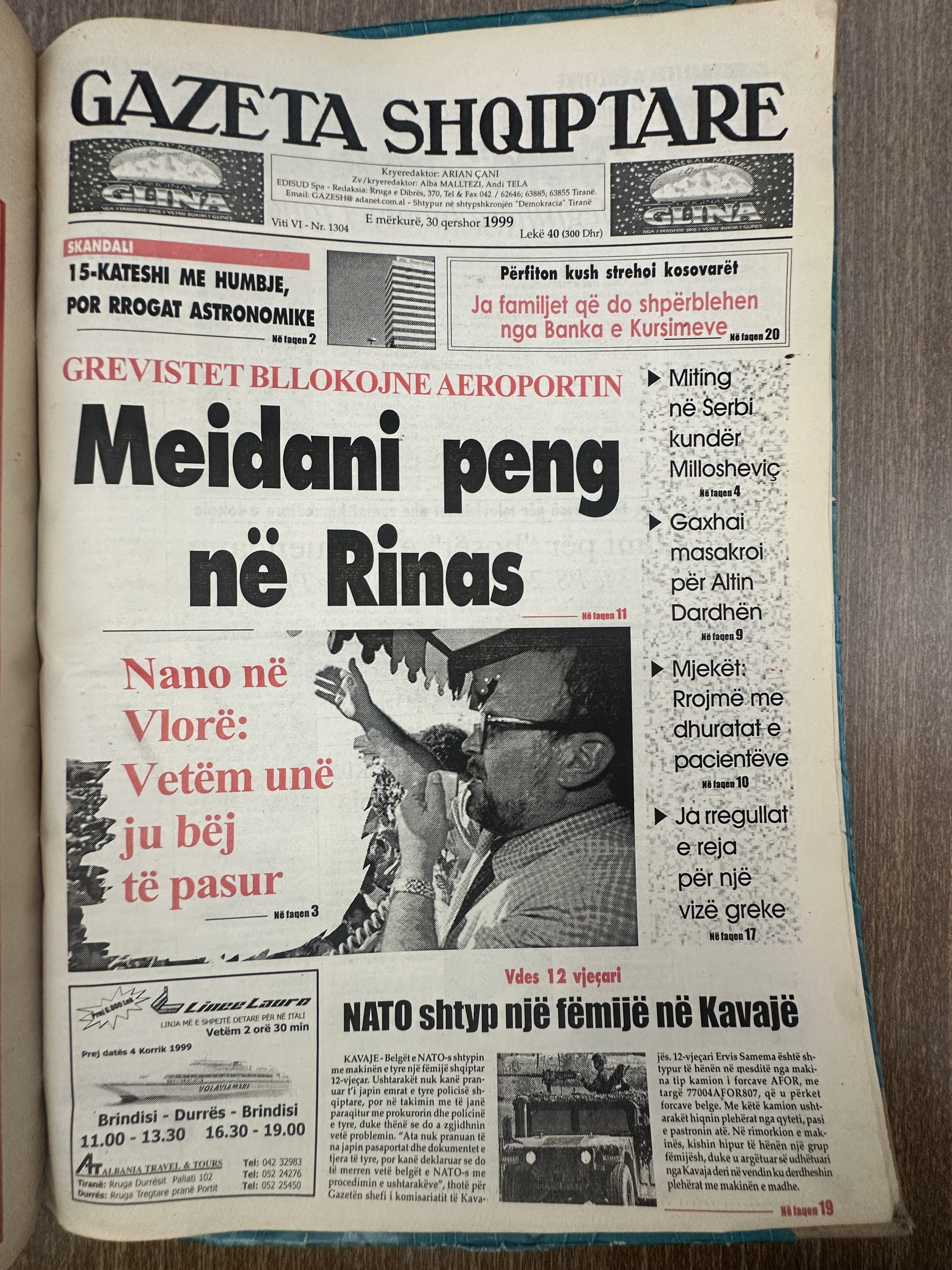 Gazeta Shqiptare 1999-06-30