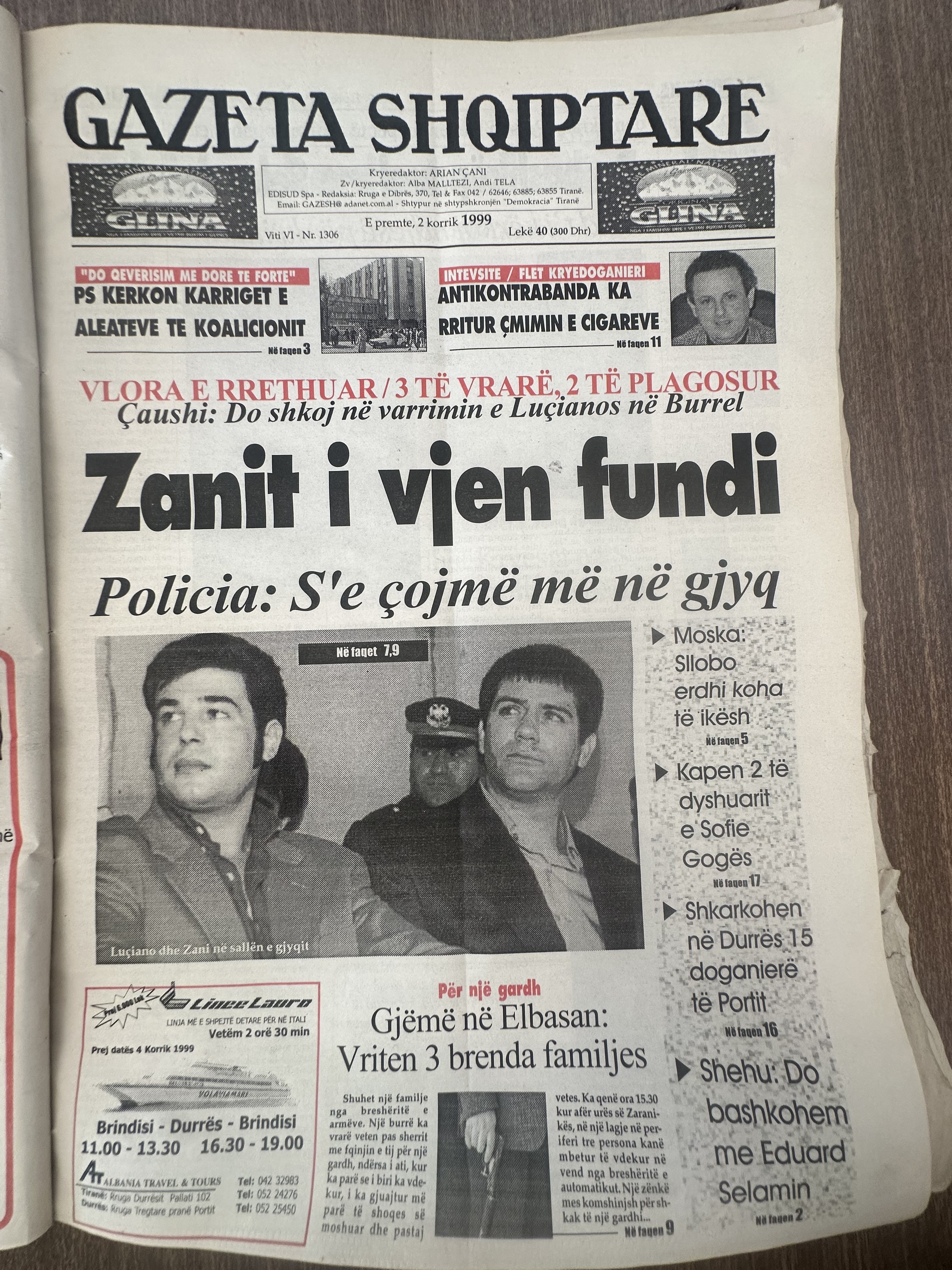 Gazeta Shqiptare 1999-07-02
