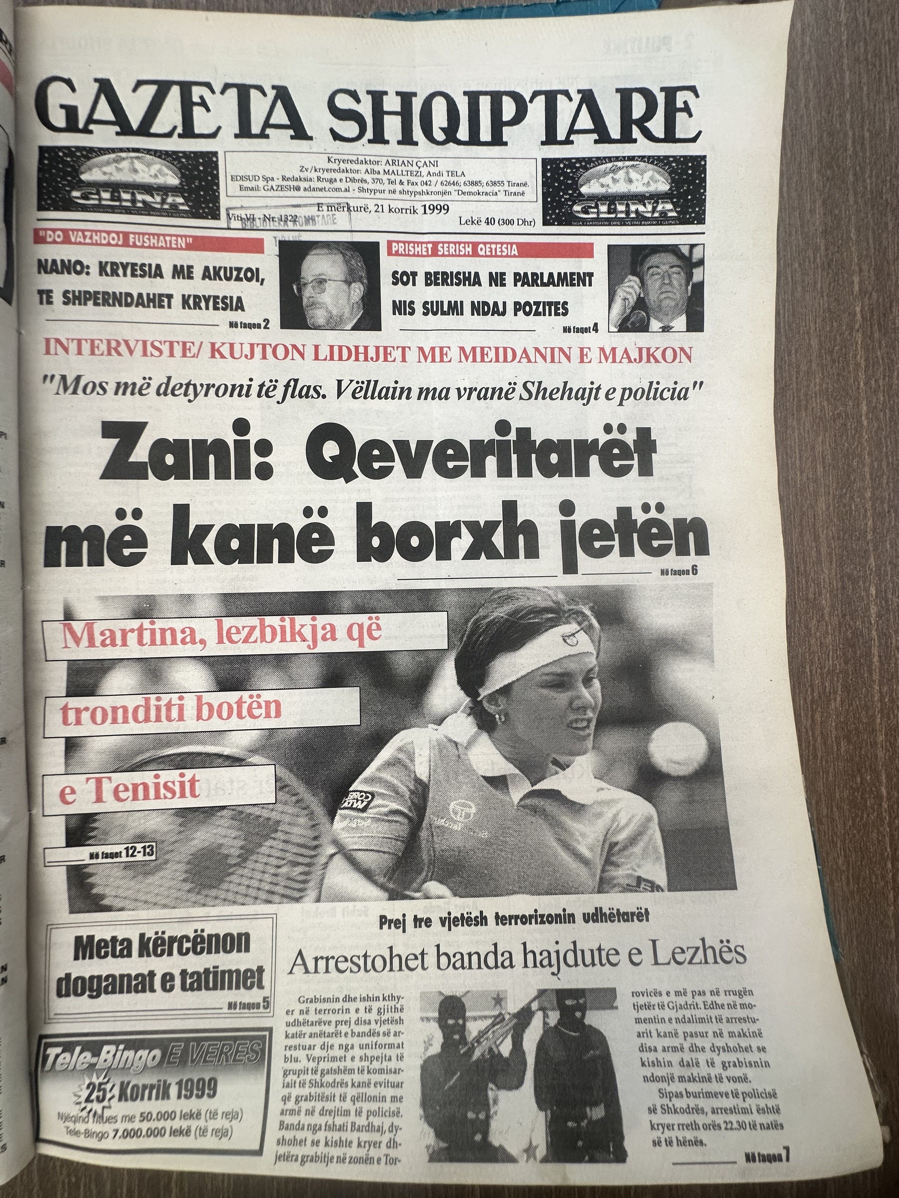 Gazeta Shqiptare 1999-07-21