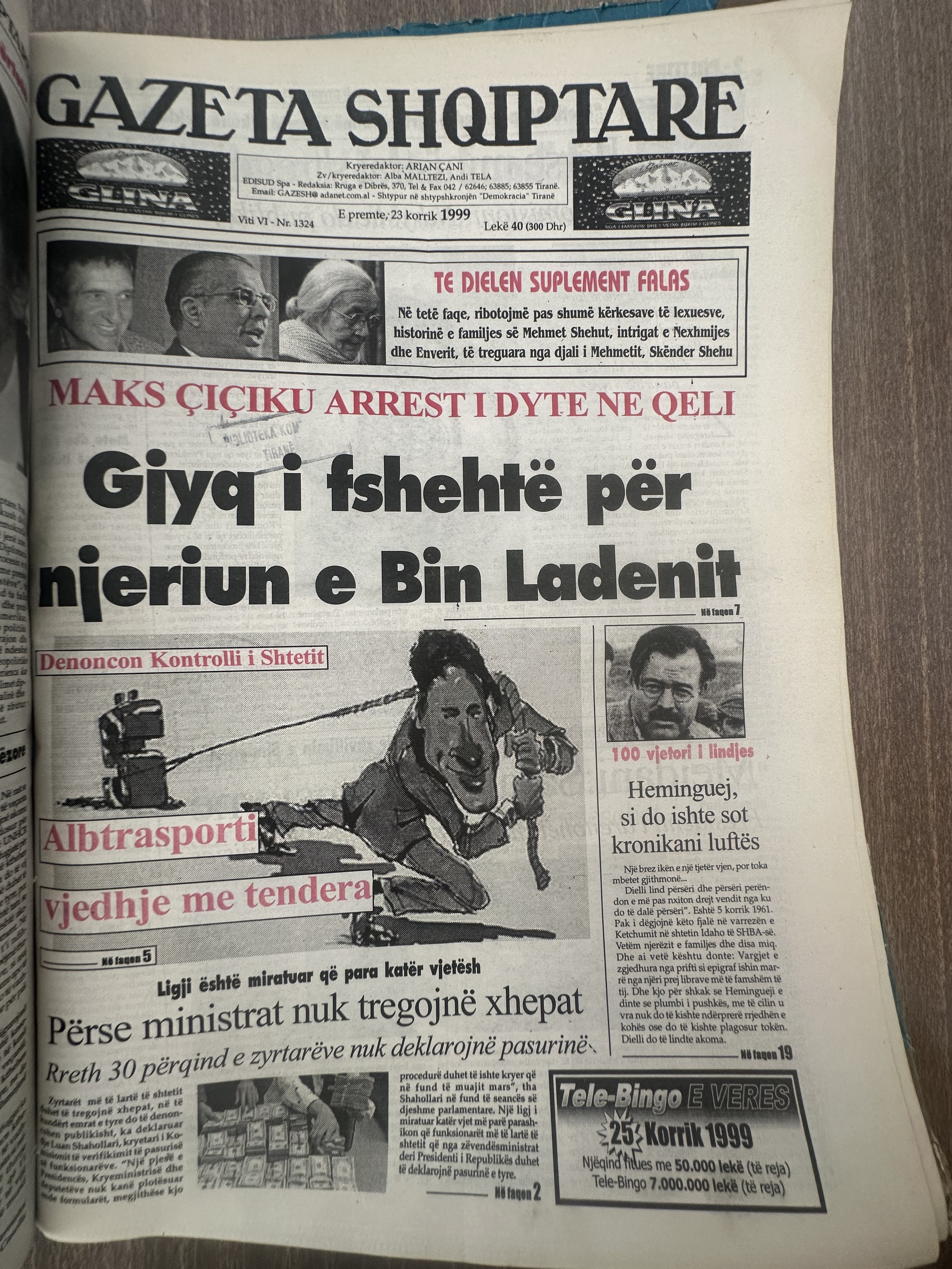 Gazeta Shqiptare 1999-07-23