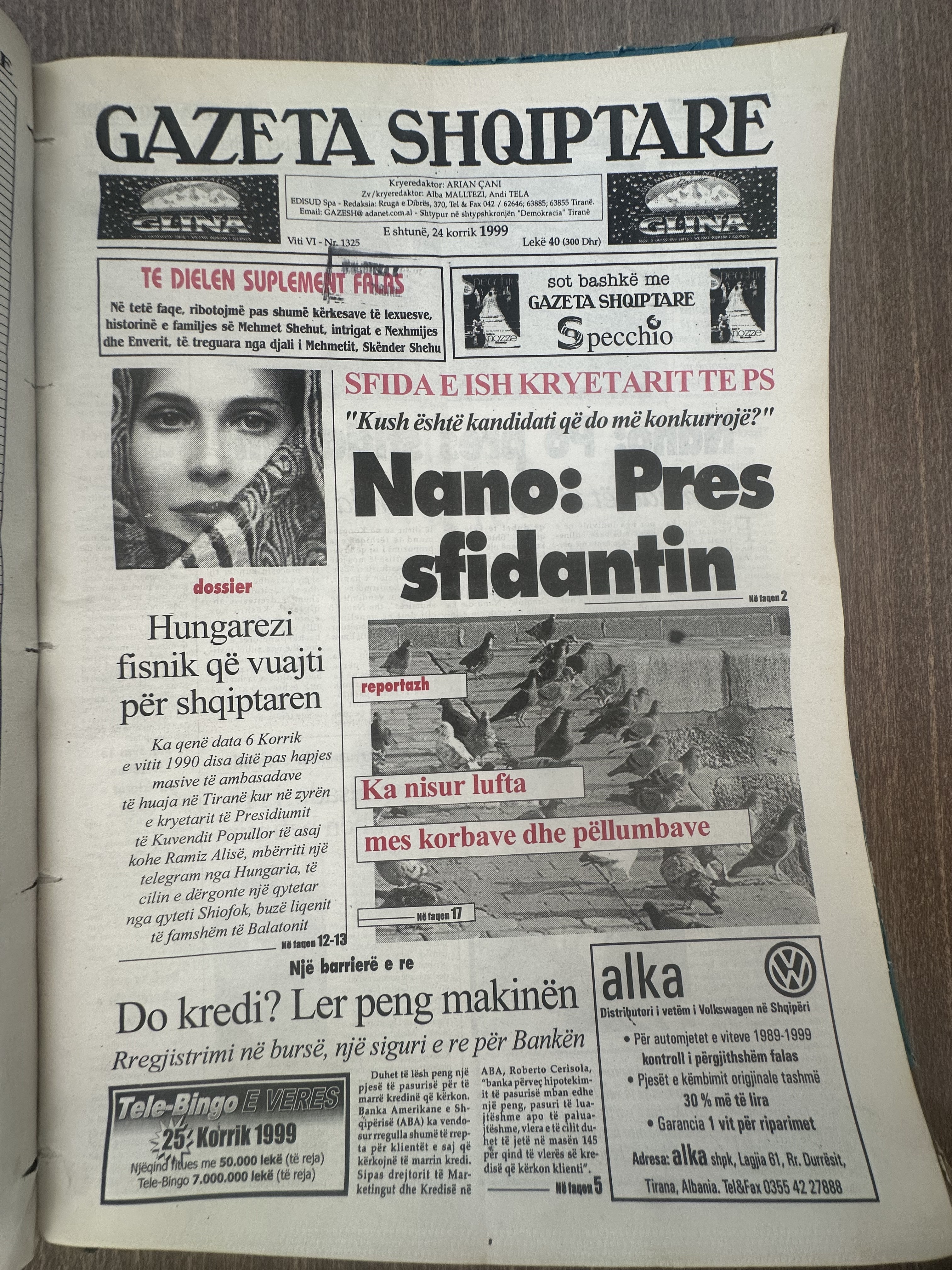 Gazeta Shqiptare 1999-07-24