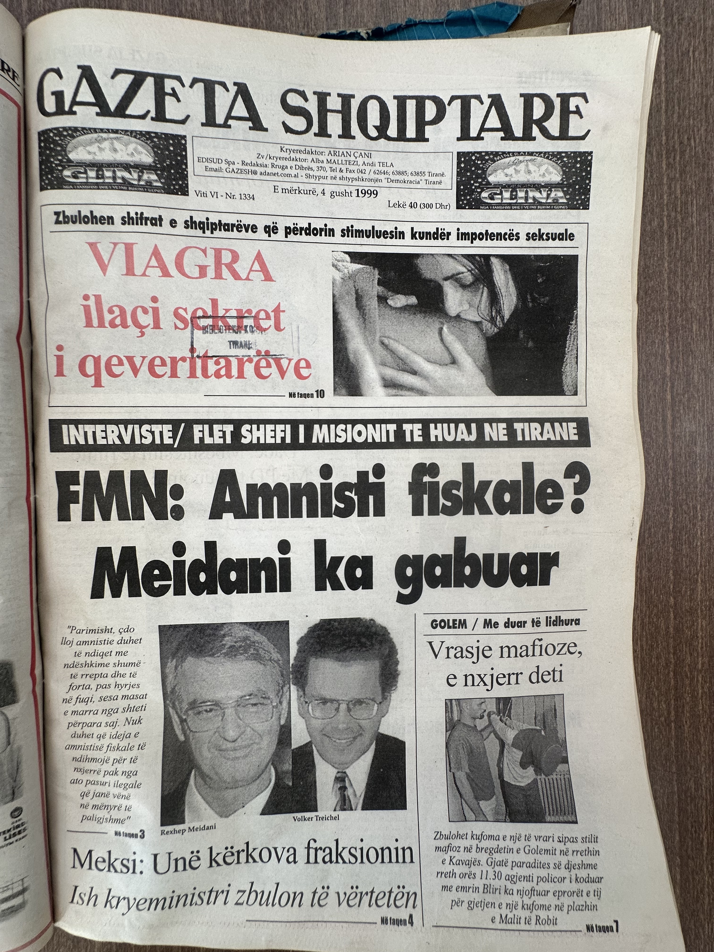 Gazeta Shqiptare 1999-08-04