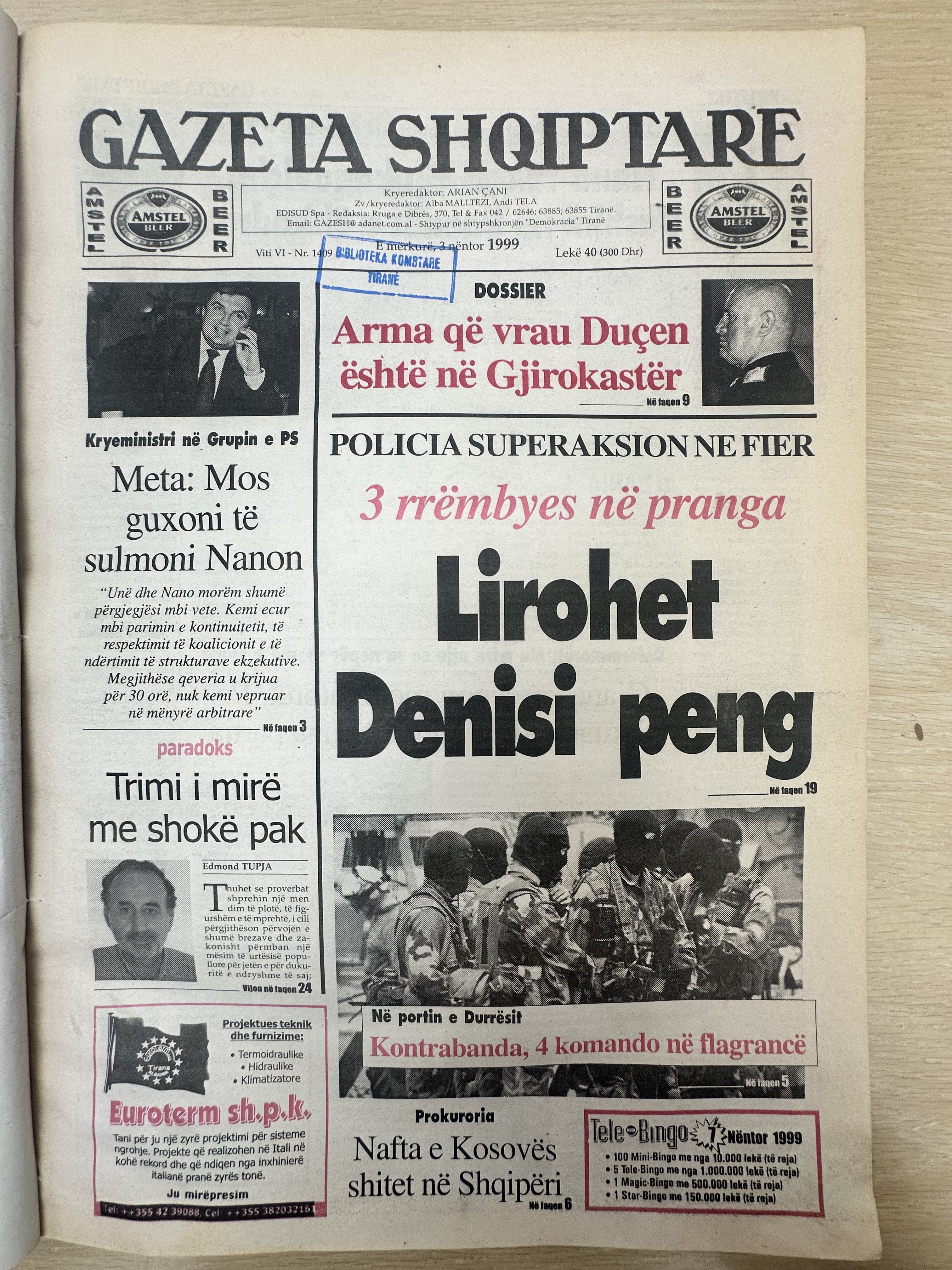 Gazeta Shqiptare 1999-09-02