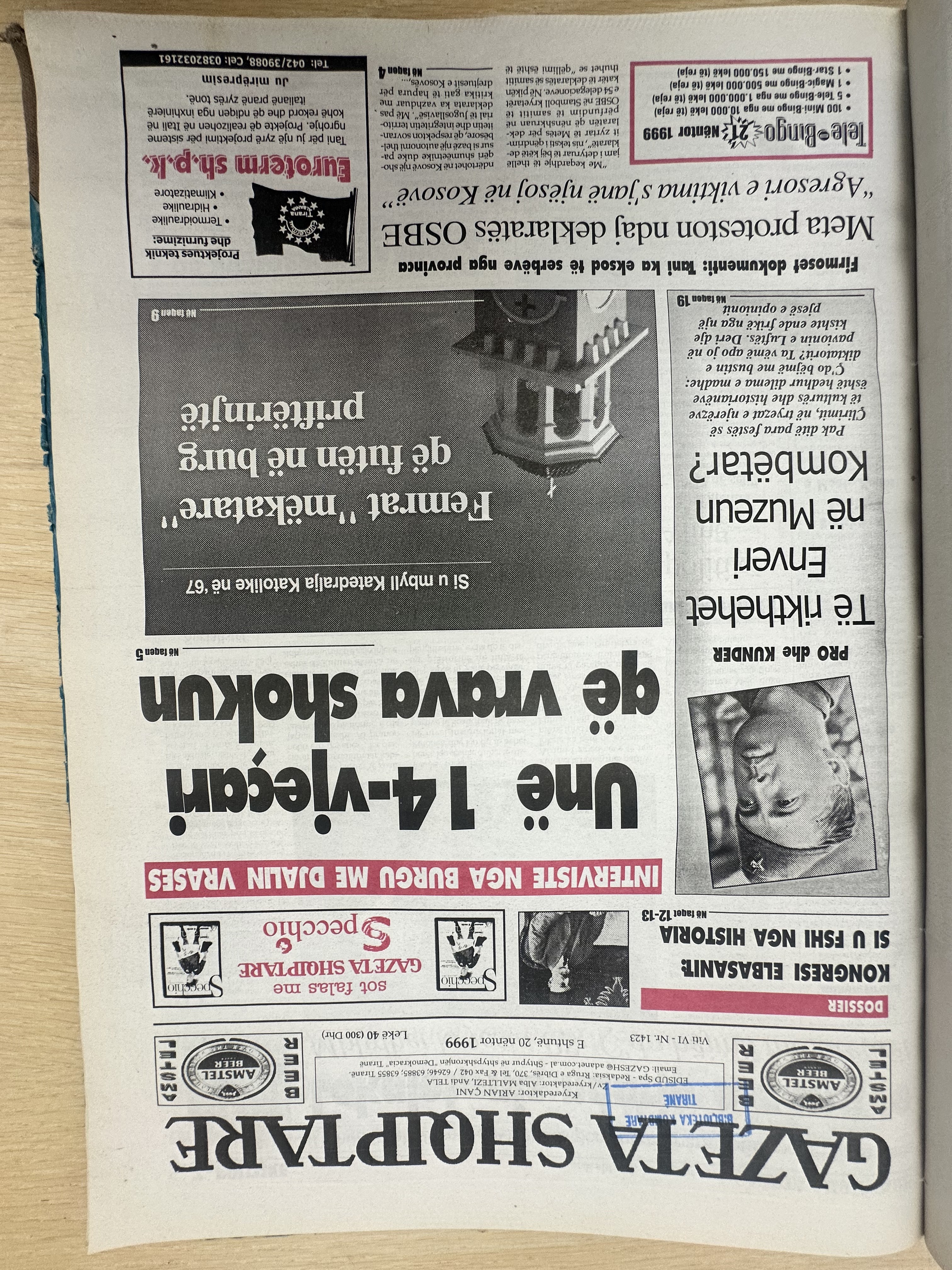 Gazeta Shqiptare 1999-11-20