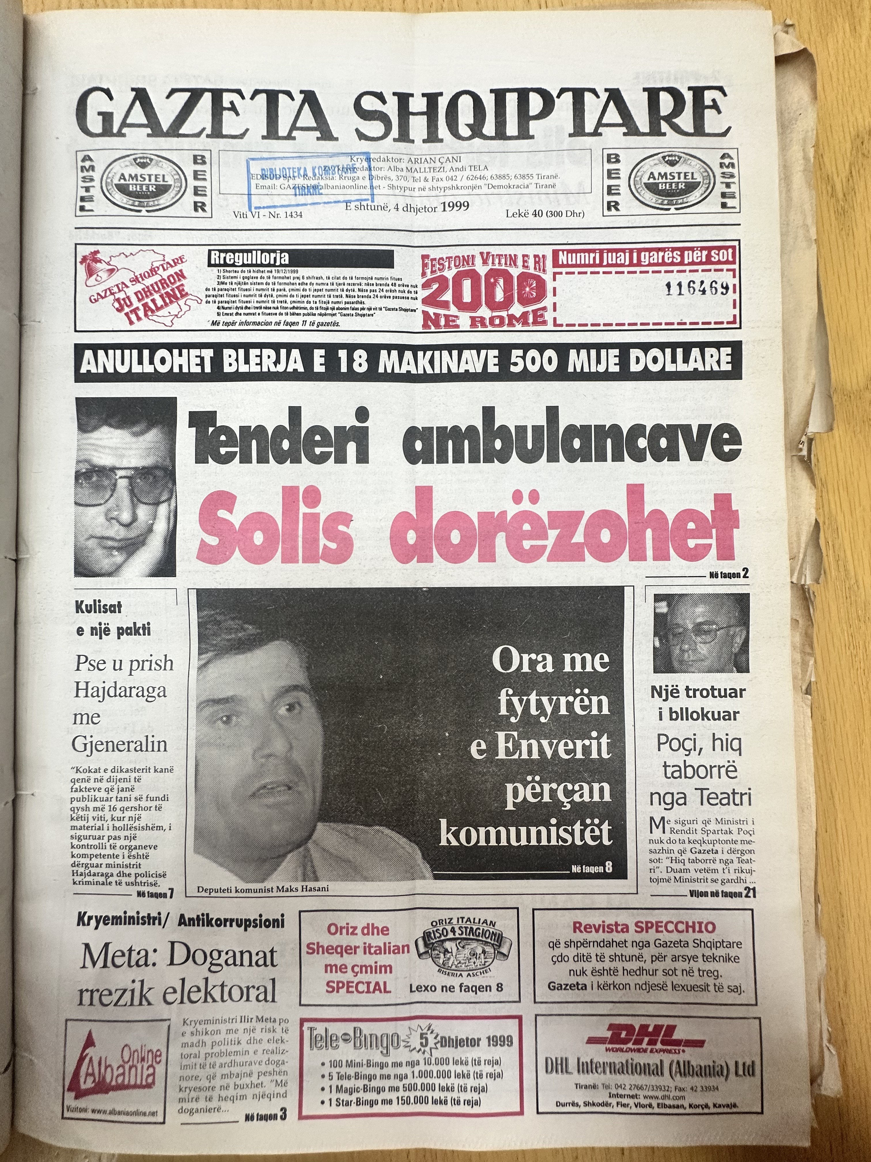 Gazeta Shqiptare 1999-12-04
