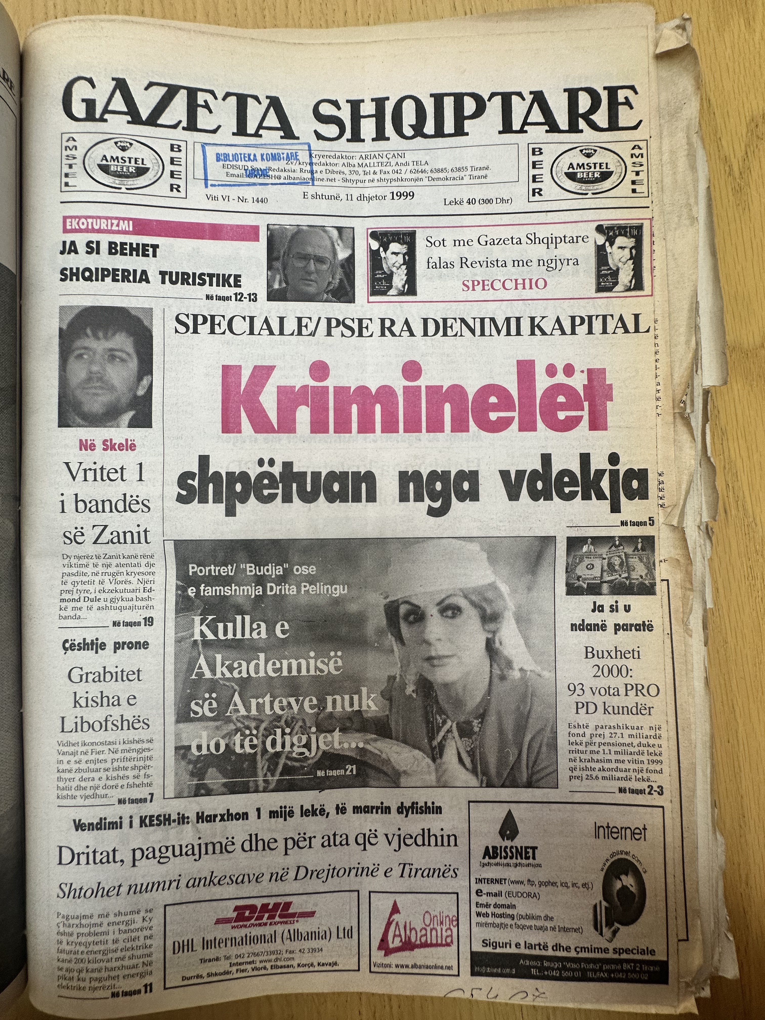 Gazeta Shqiptare 1999-12-11