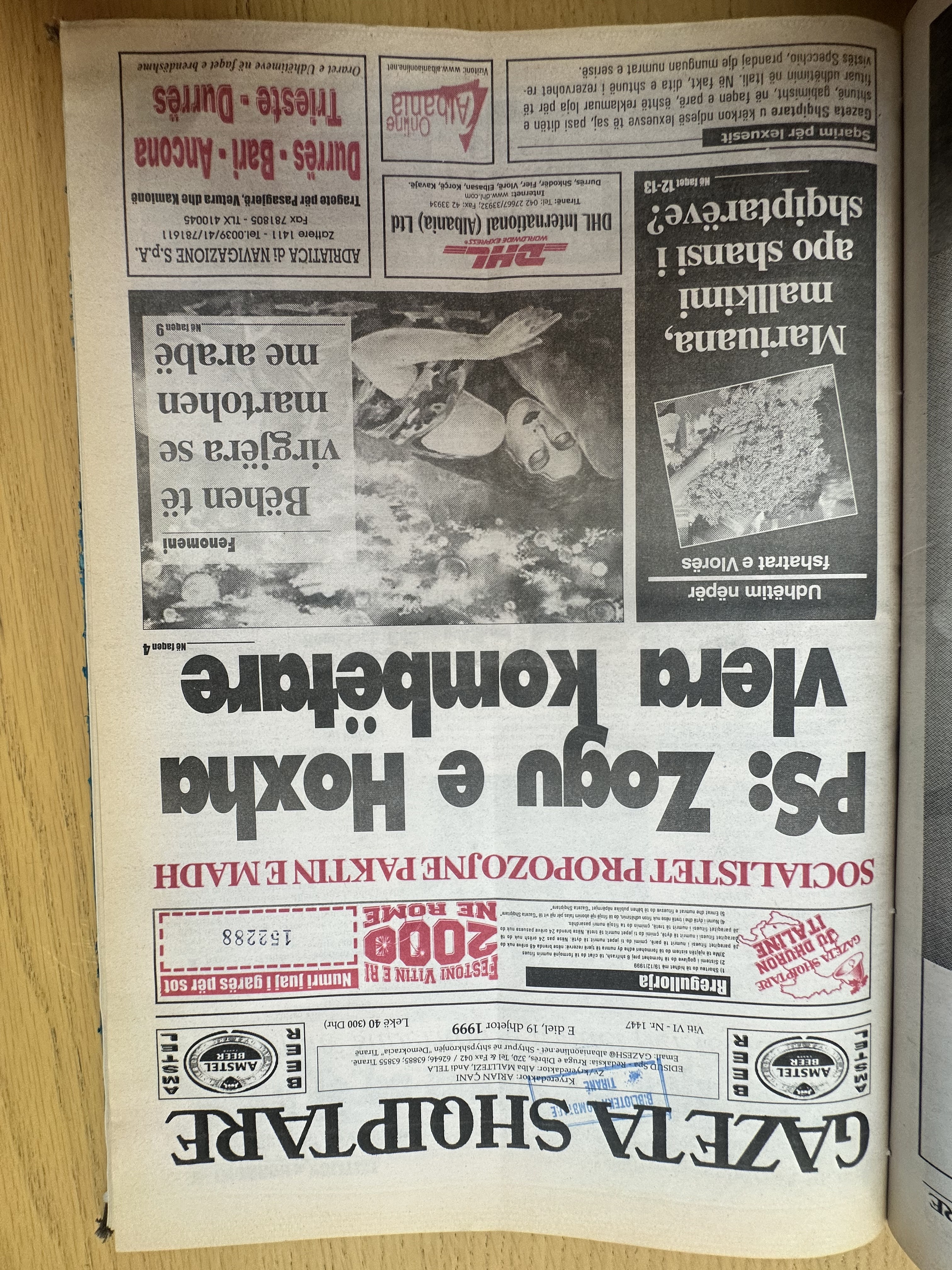 Gazeta Shqiptare 1999-12-19