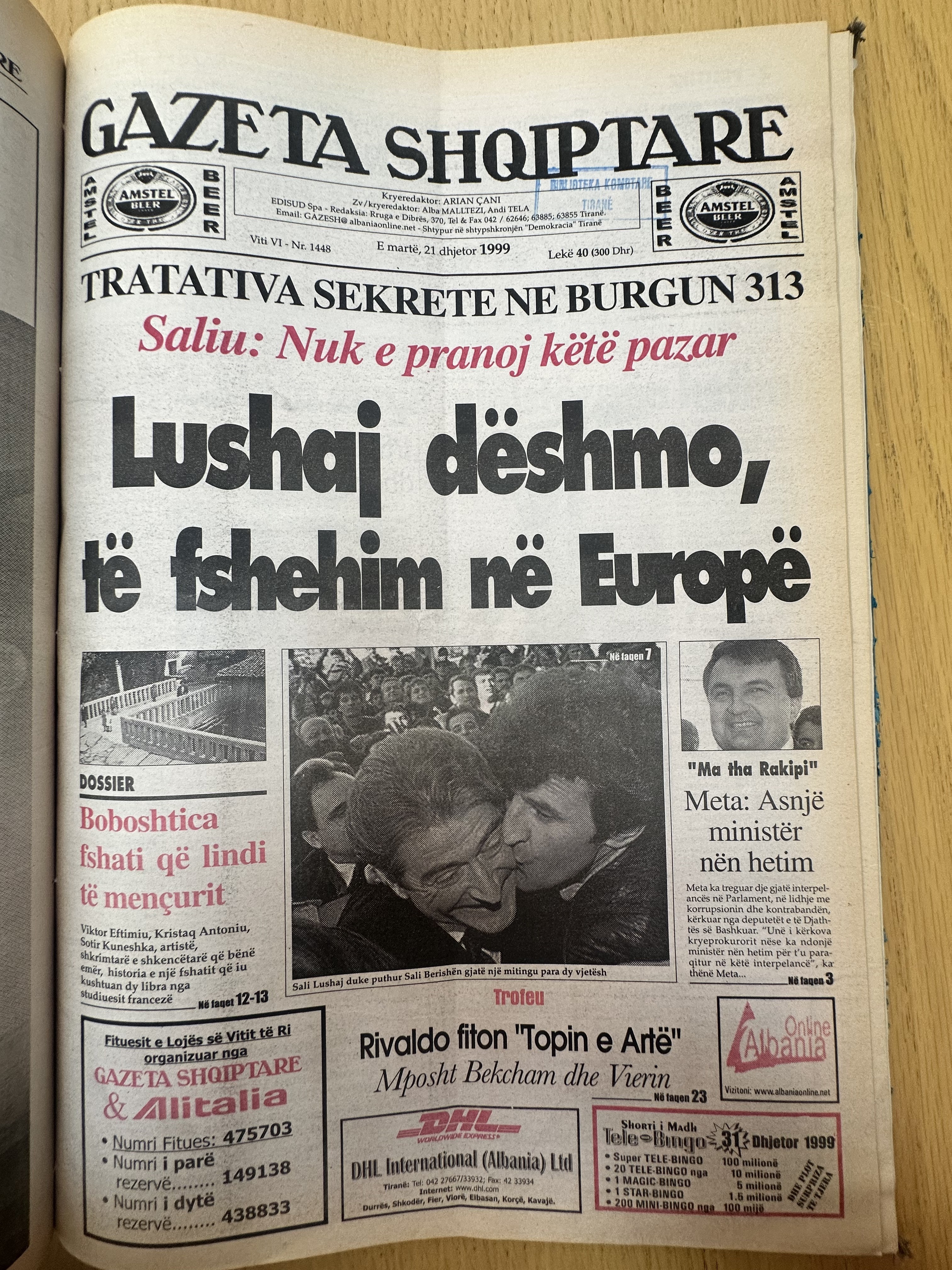 Gazeta Shqiptare 1999-12-21