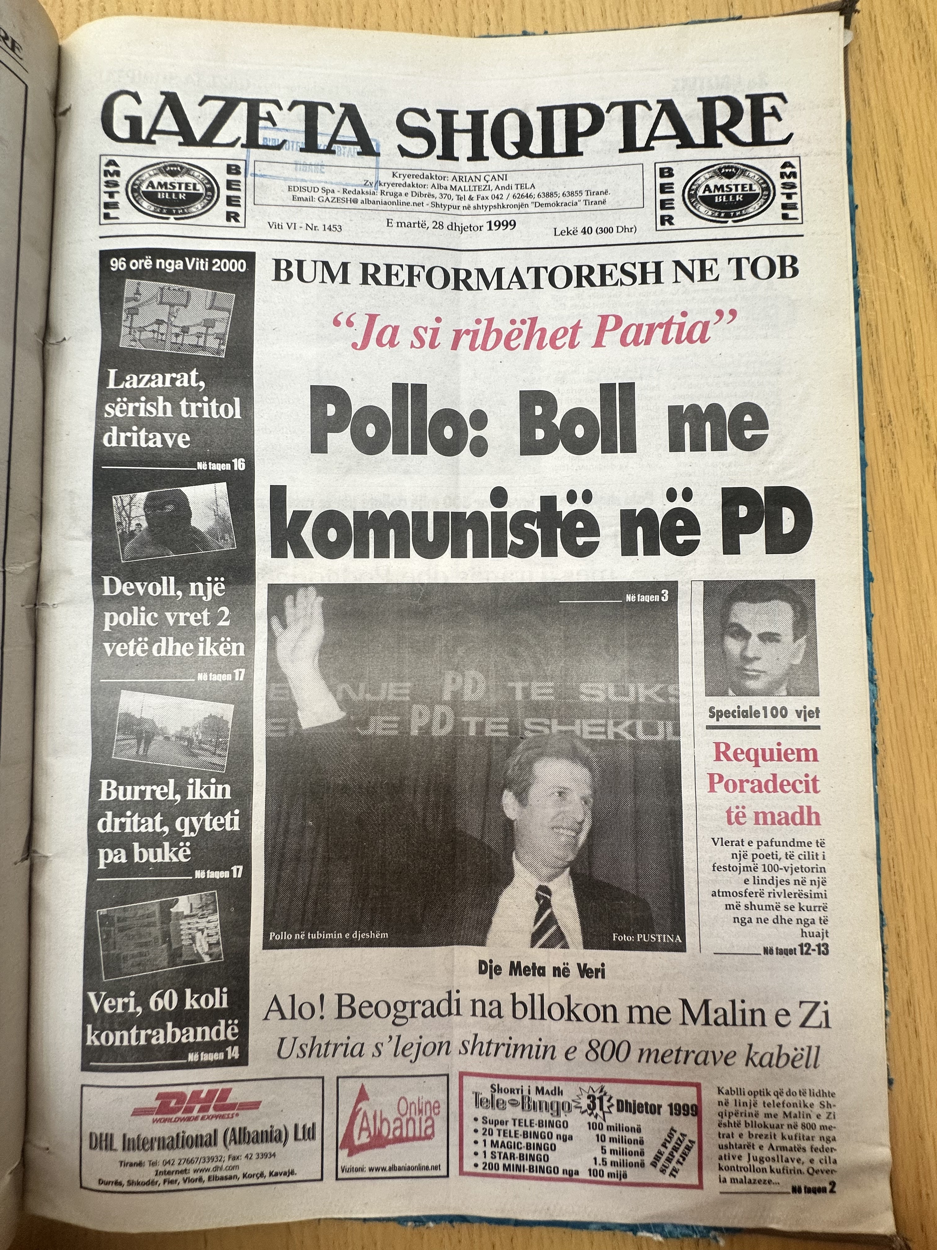 Gazeta Shqiptare 1999-12-28