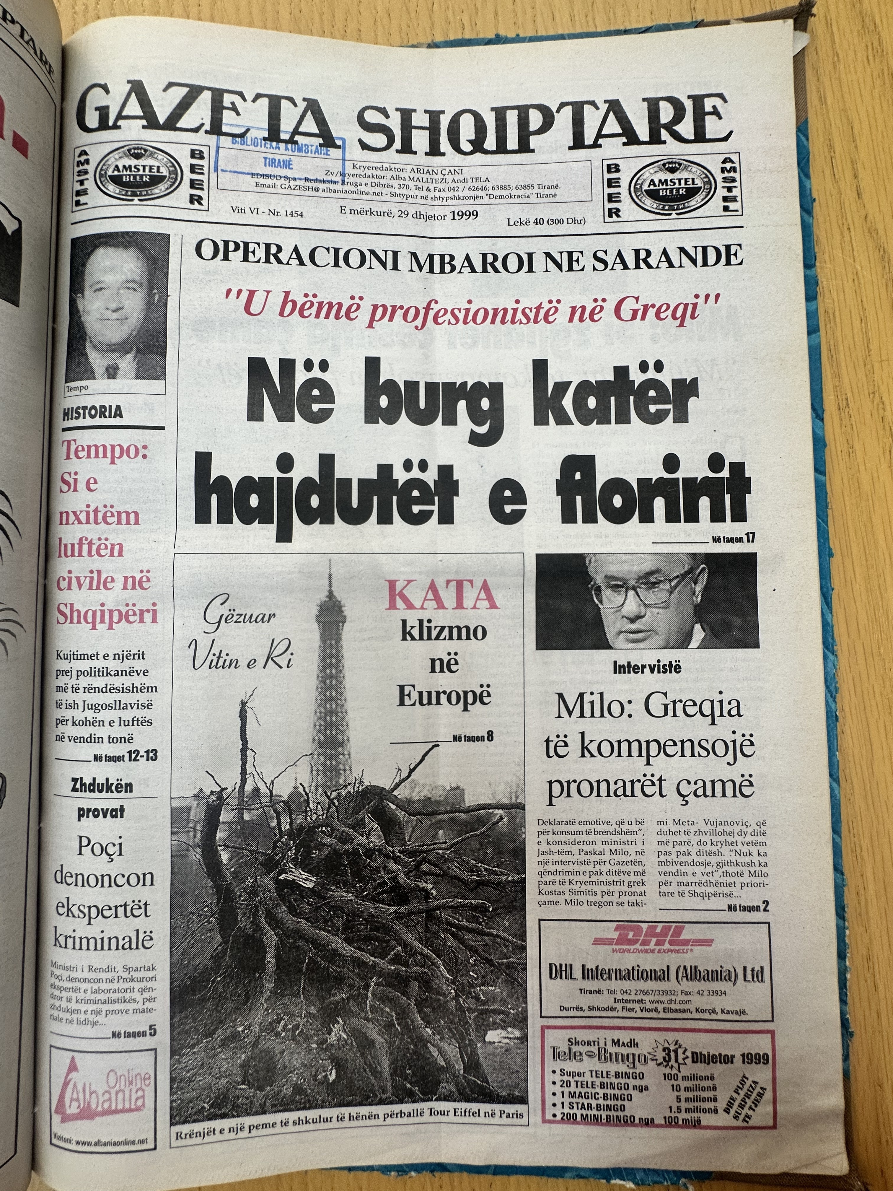 Gazeta Shqiptare 1999-12-29
