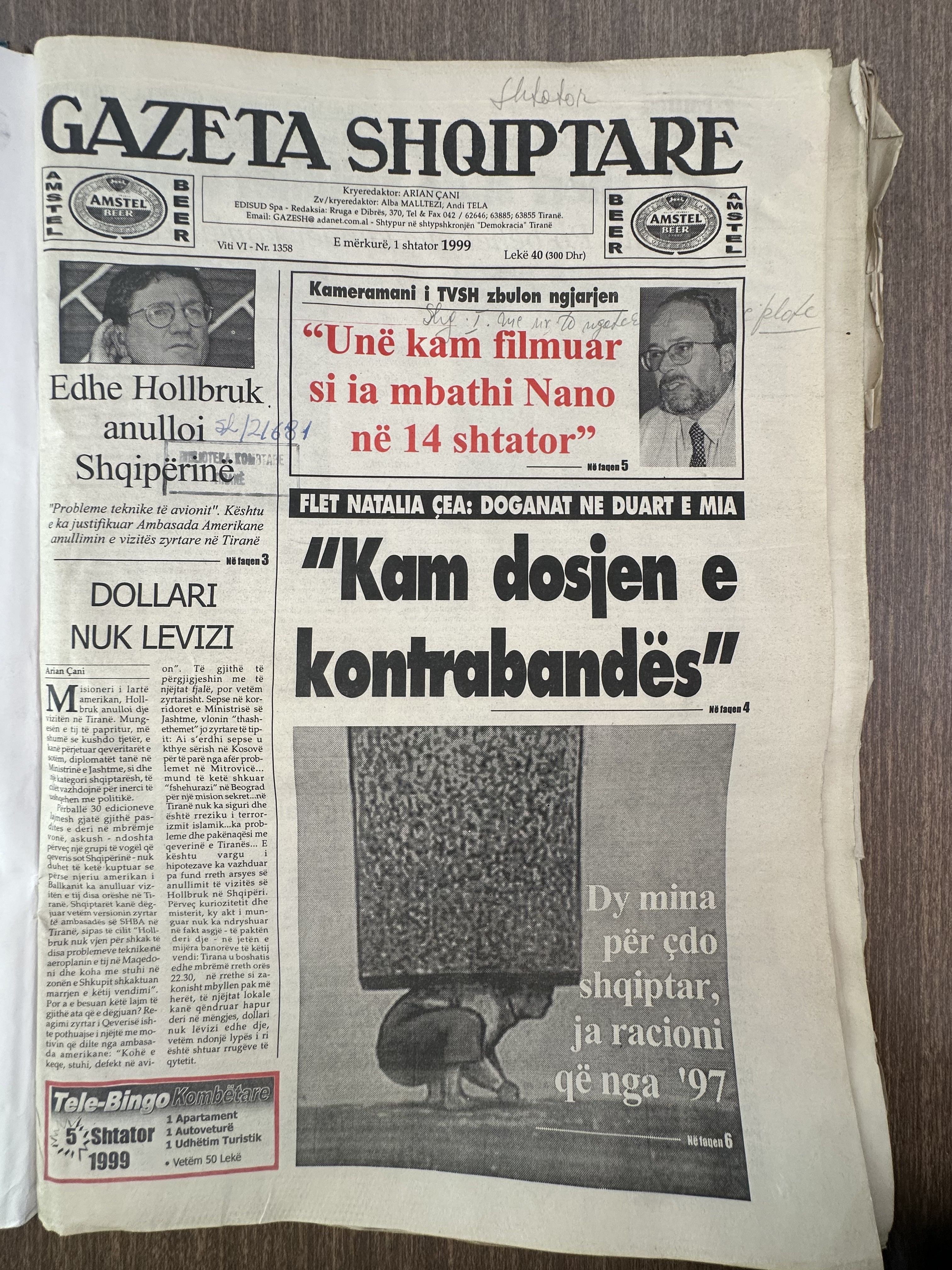 Gazeta Shqiptare 1999-02-01
