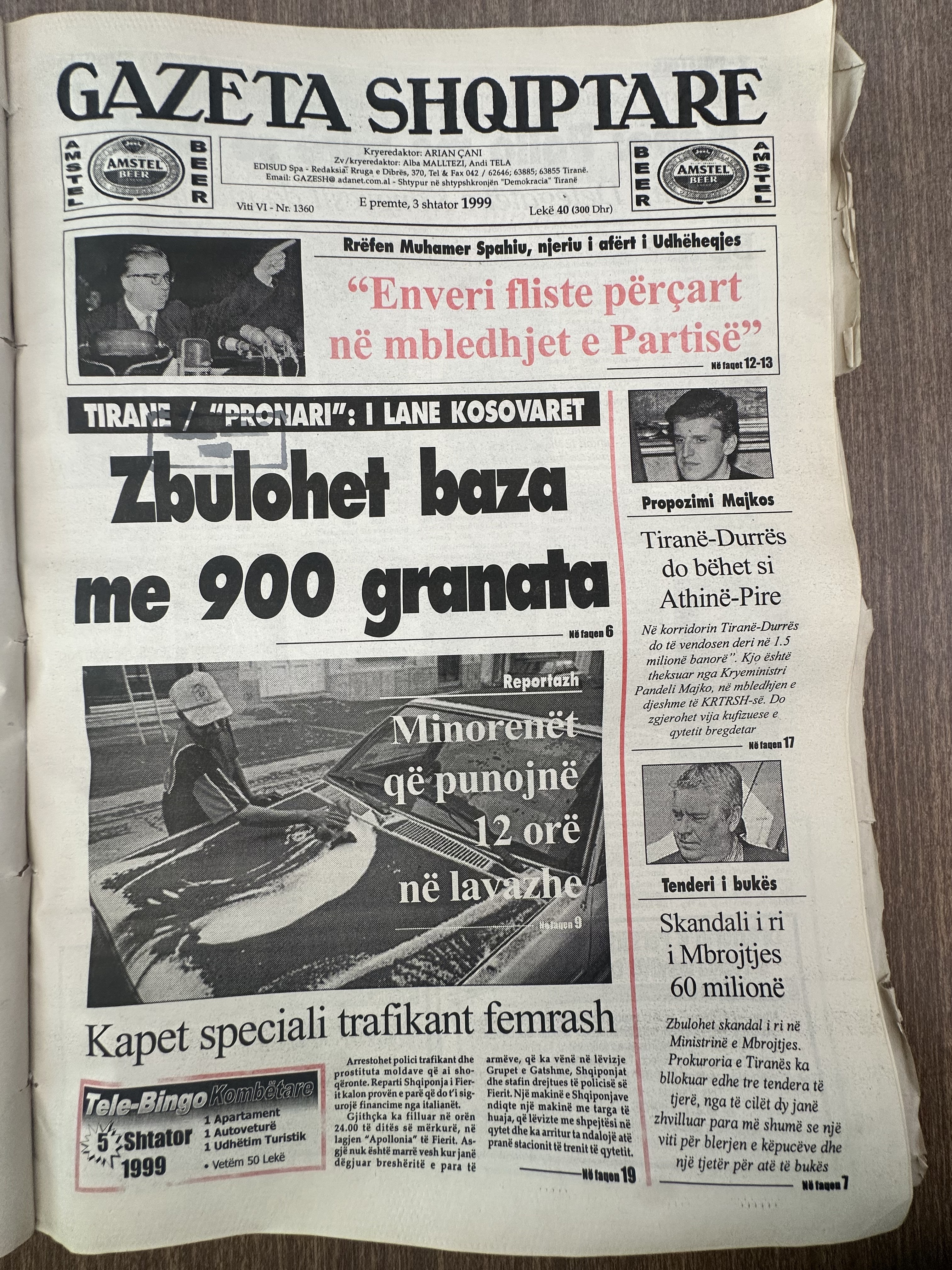 Gazeta Shqiptare 1999-09-03