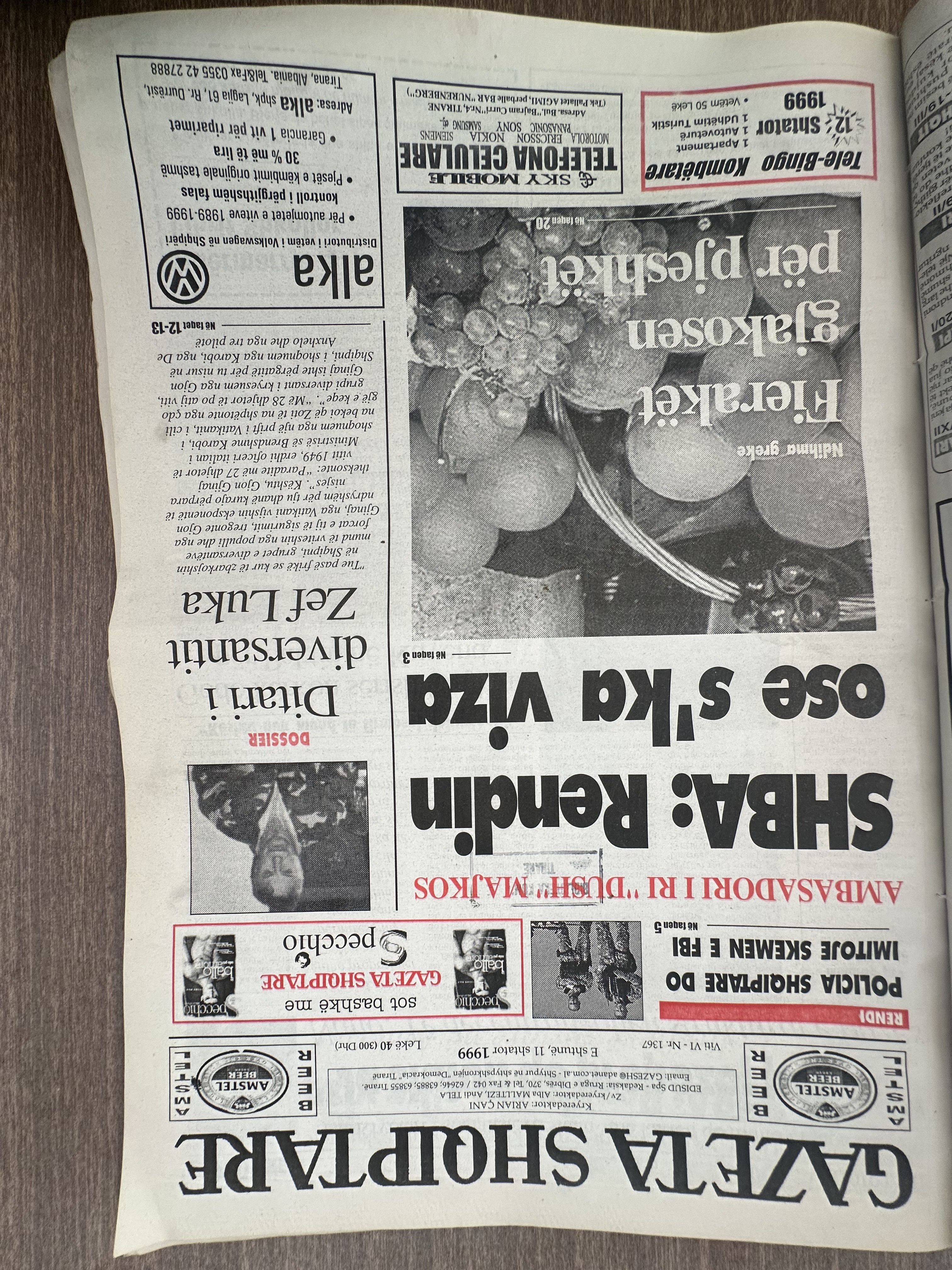 Gazeta Shqiptare 1999-09-11
