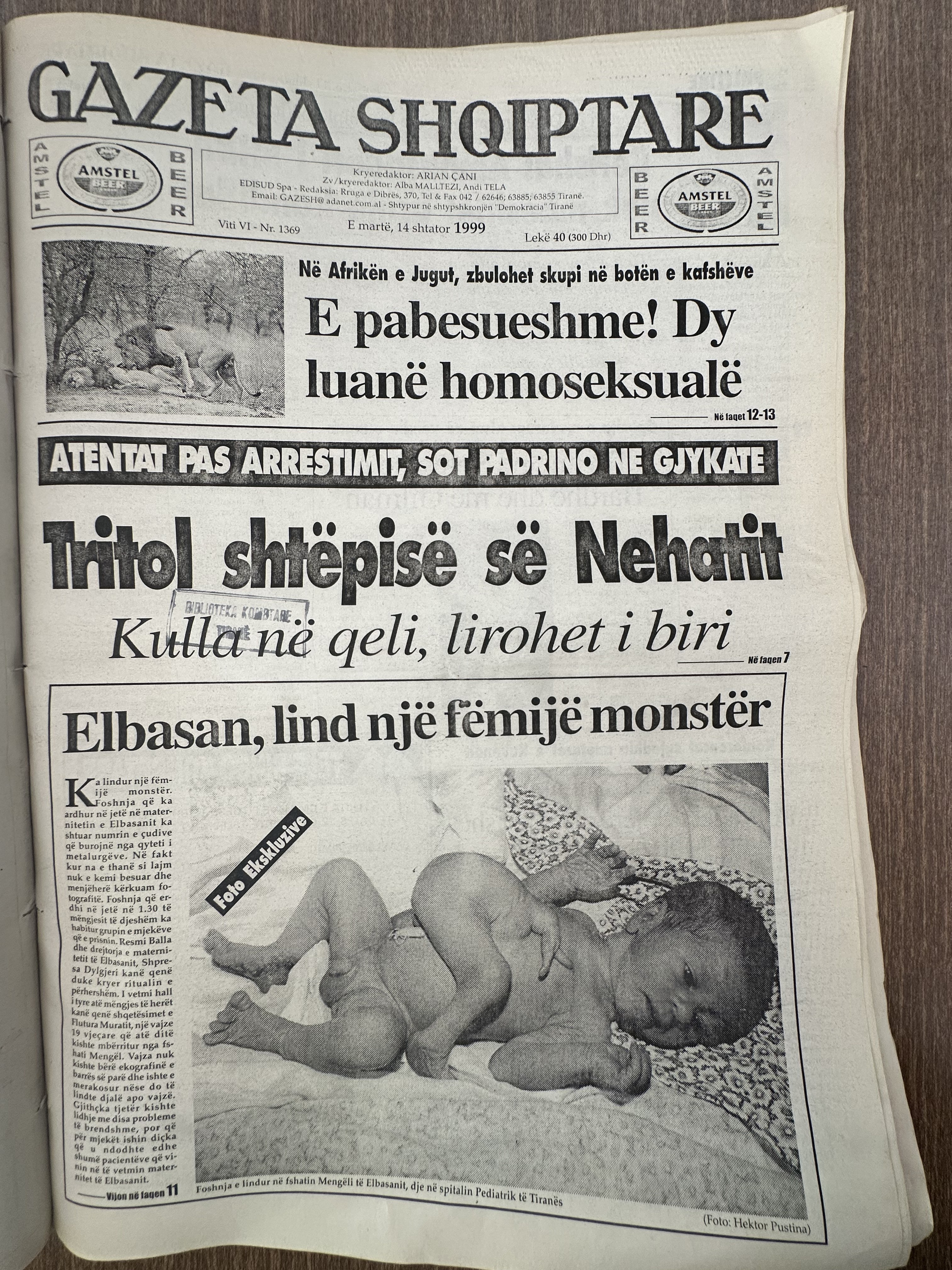 Gazeta Shqiptare 1999-09-14
